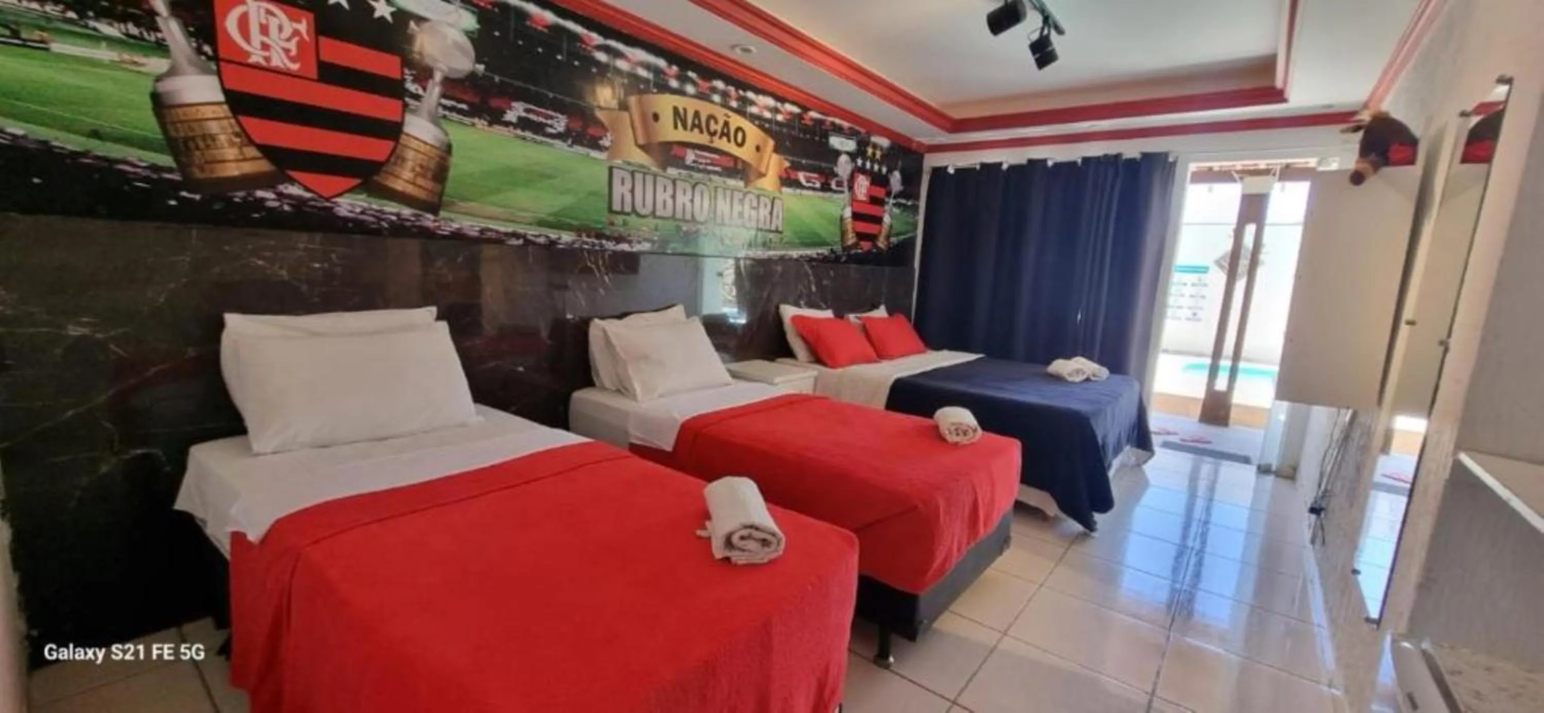 Bed in Pousada Bon Vivant