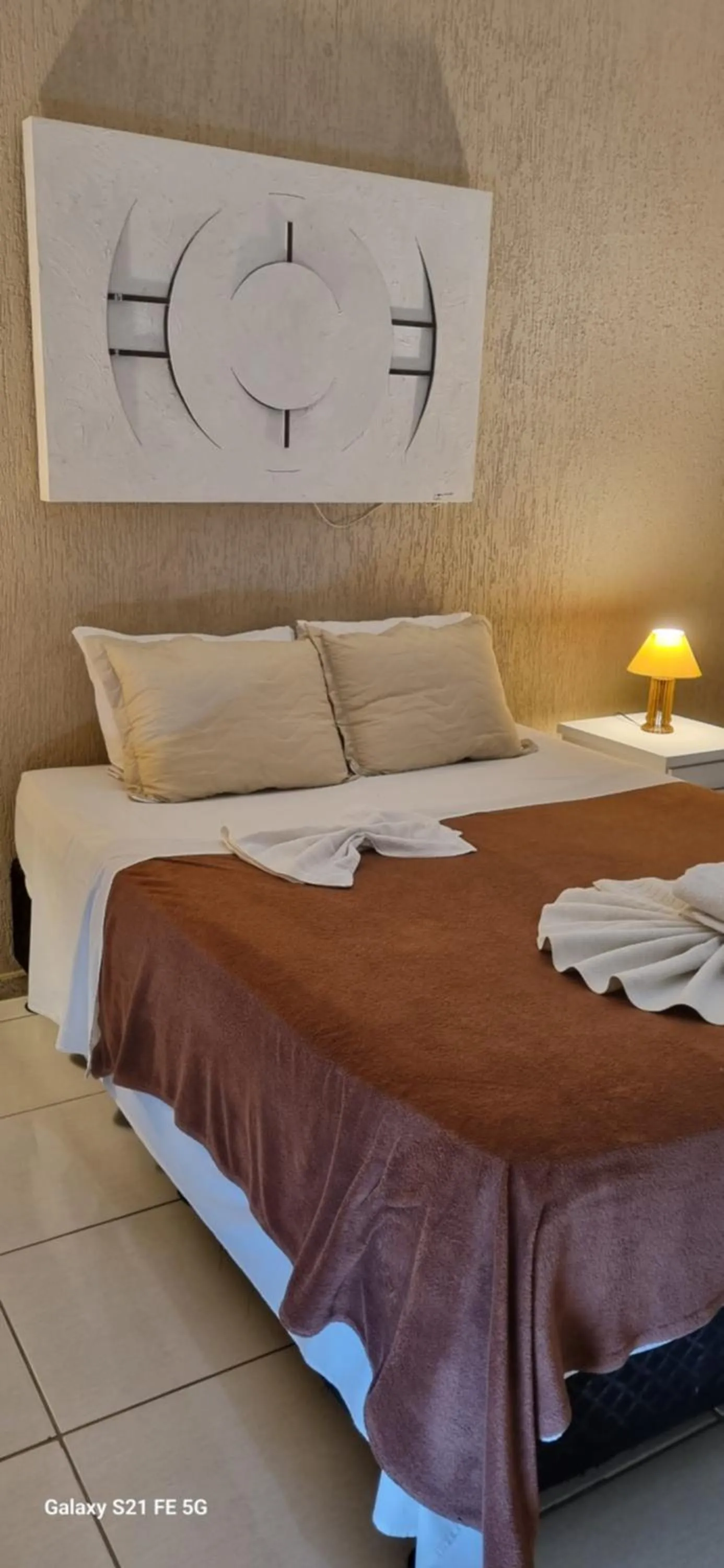 Bed in Pousada Bon Vivant
