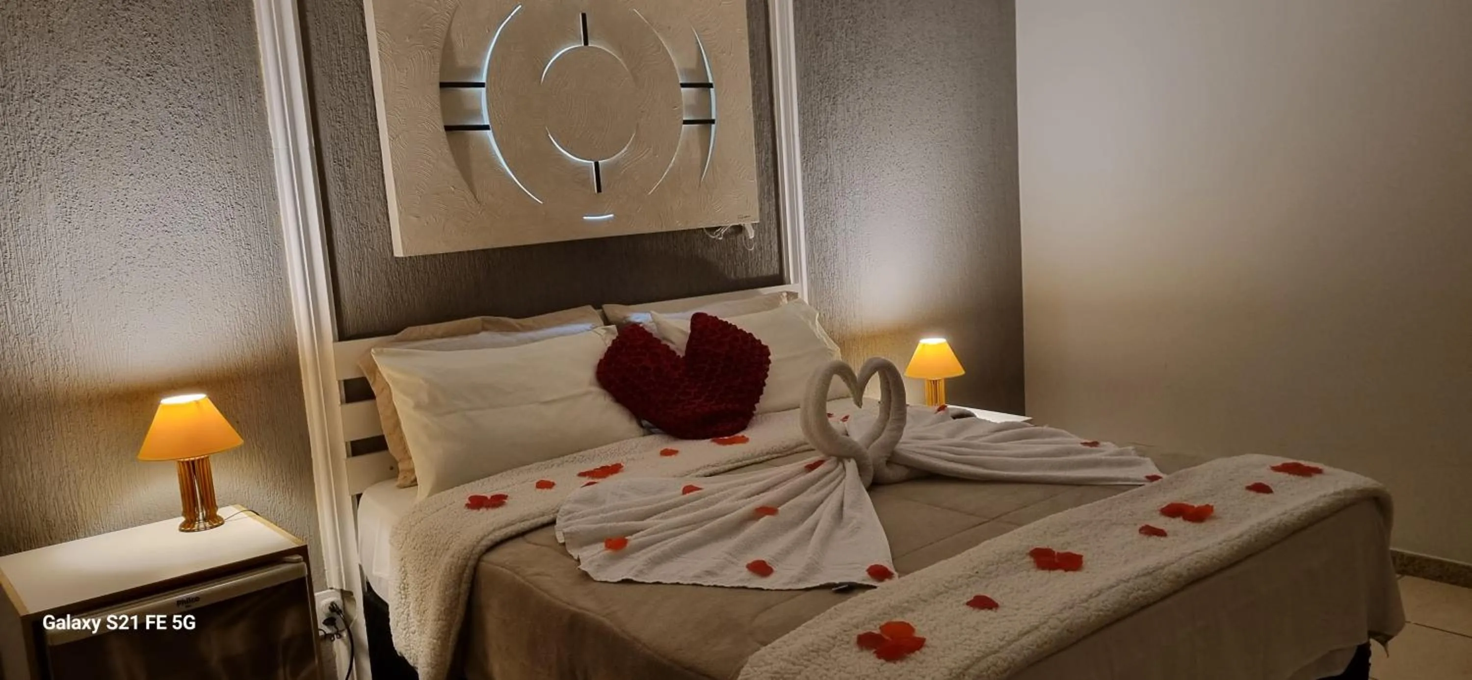Bed in Pousada Bon Vivant