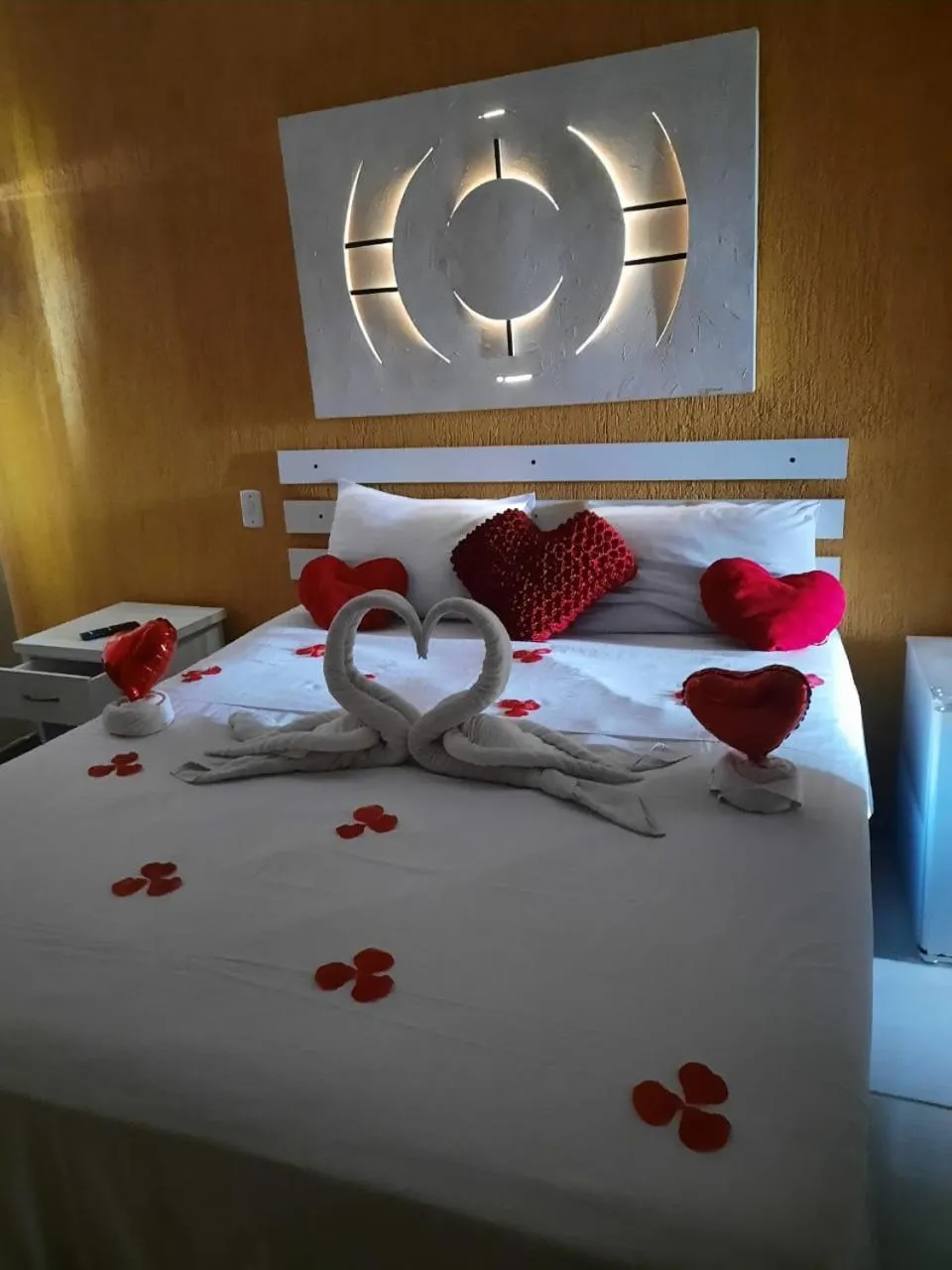 Bed in Pousada Bon Vivant