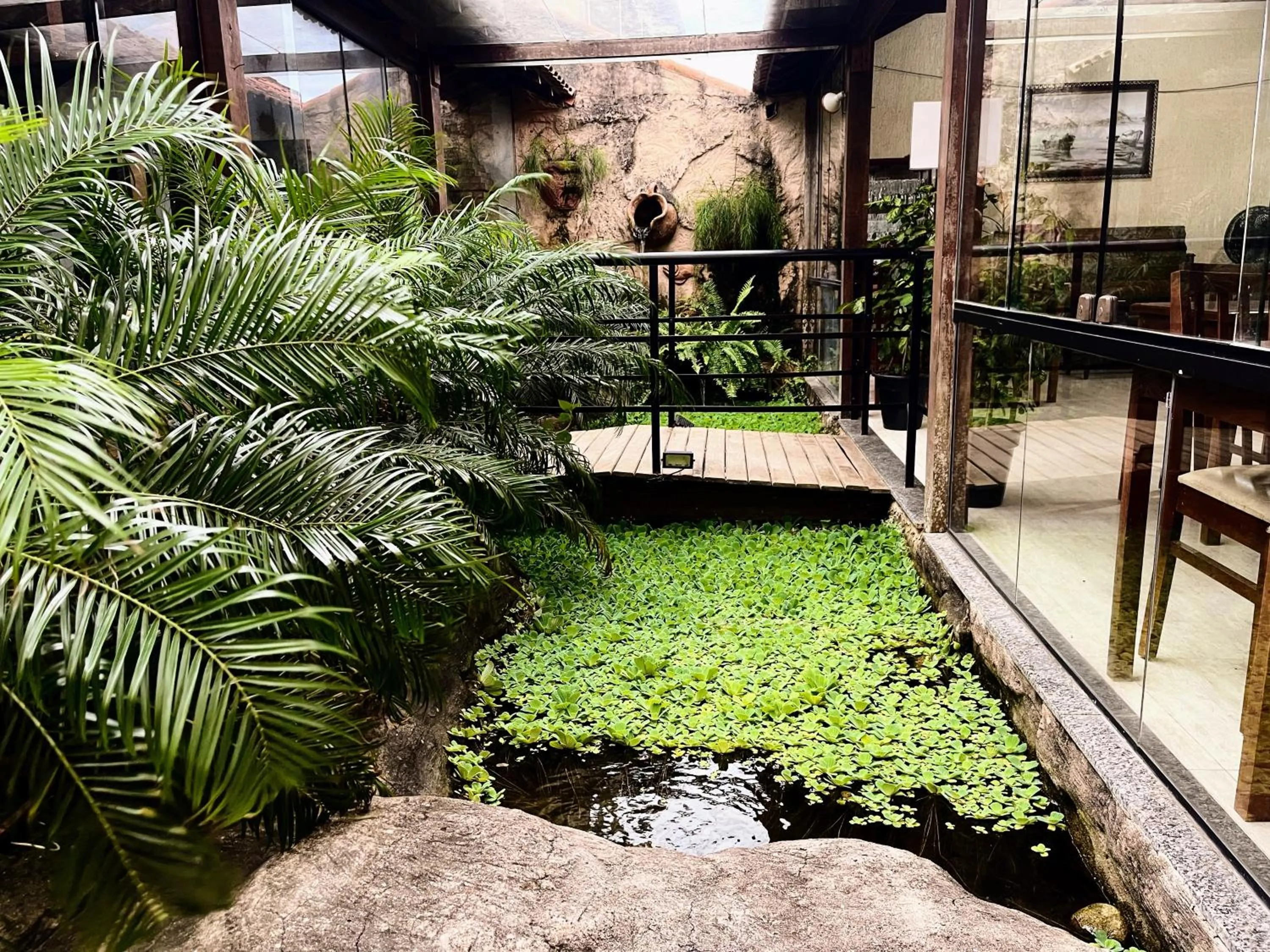 Garden in Pousada Bon Vivant