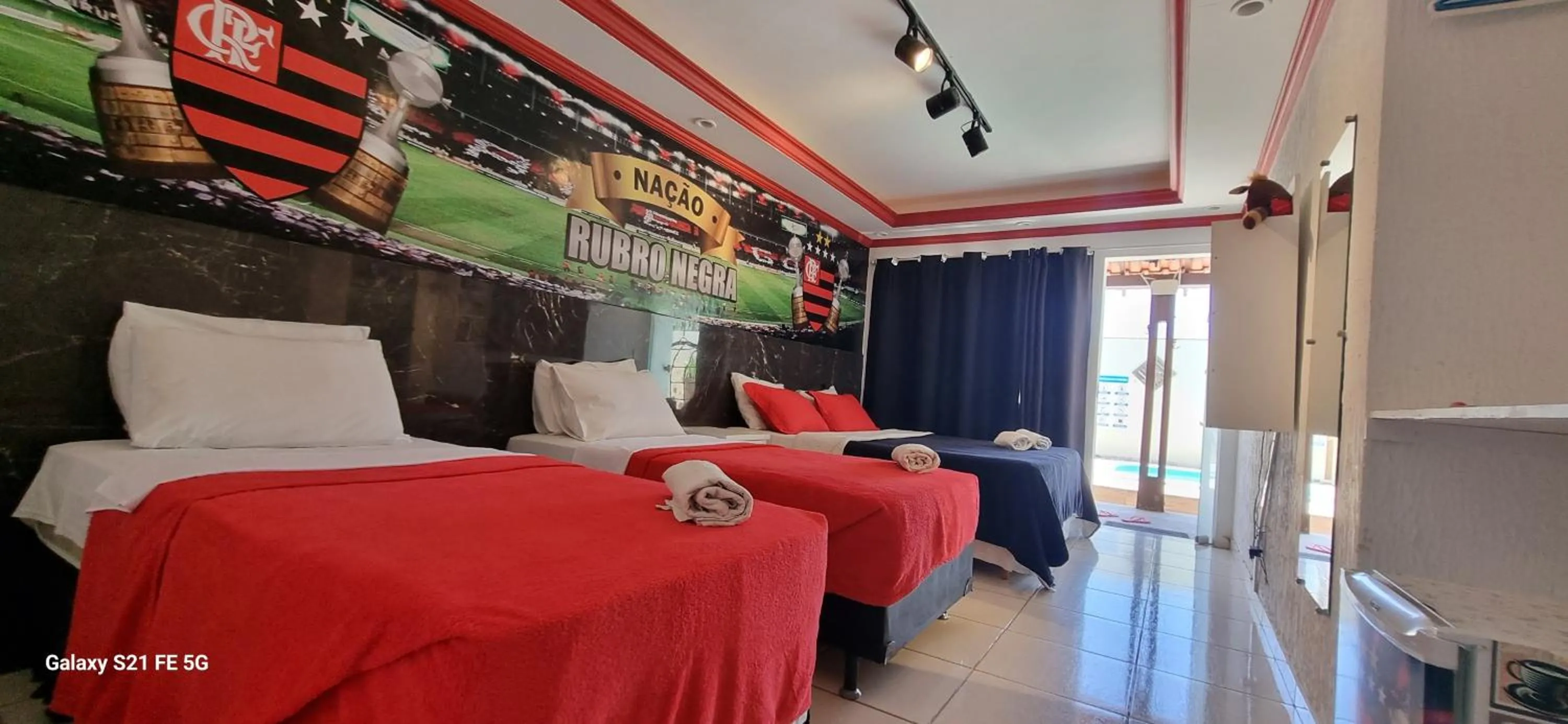 Bed in Pousada Bon Vivant