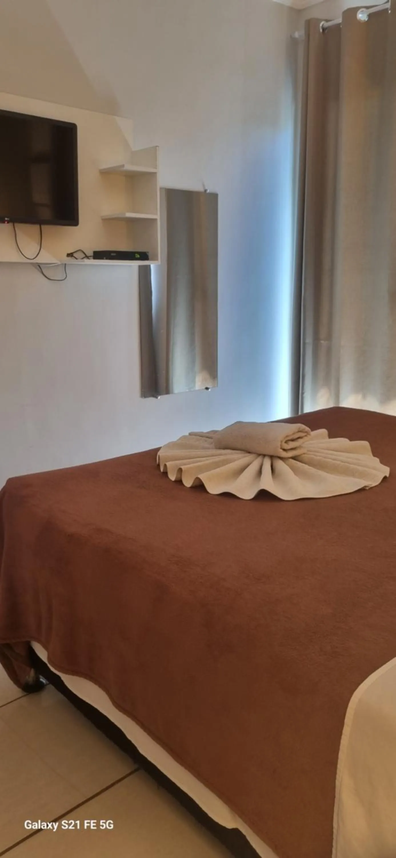 Bed in Pousada Bon Vivant