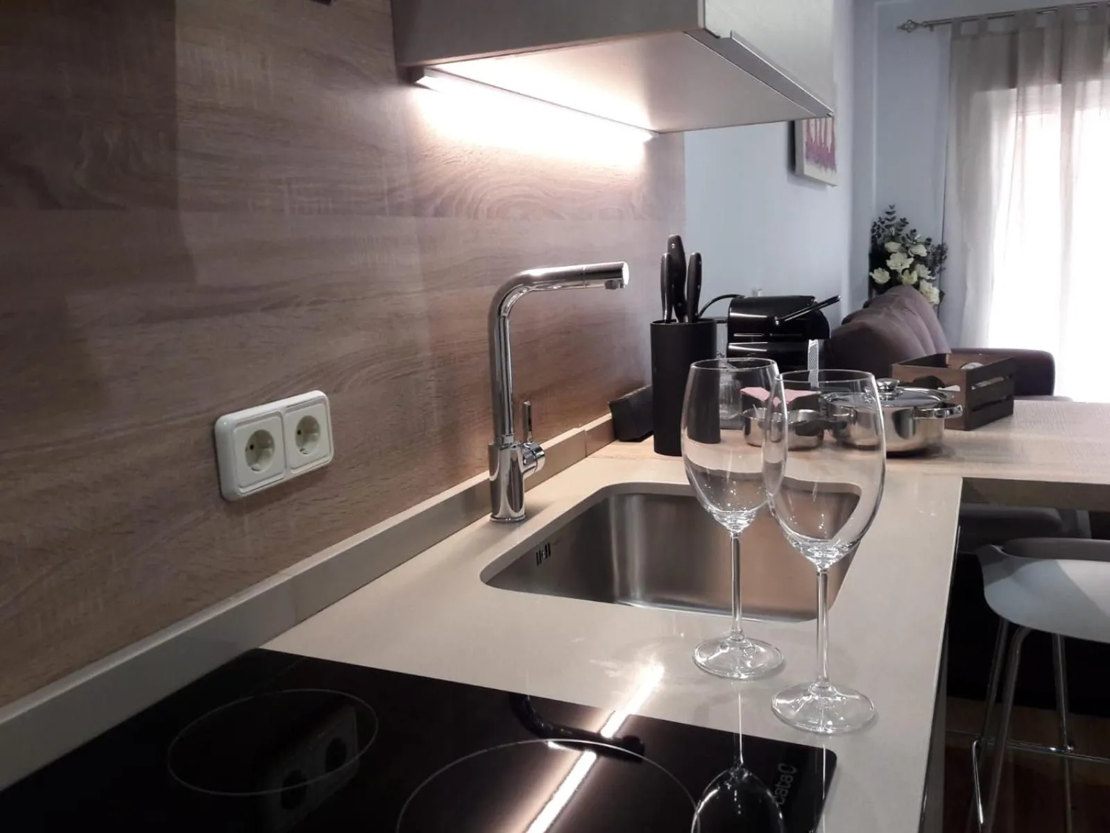Kitchen or kitchenette in DreamsApt Sagasta