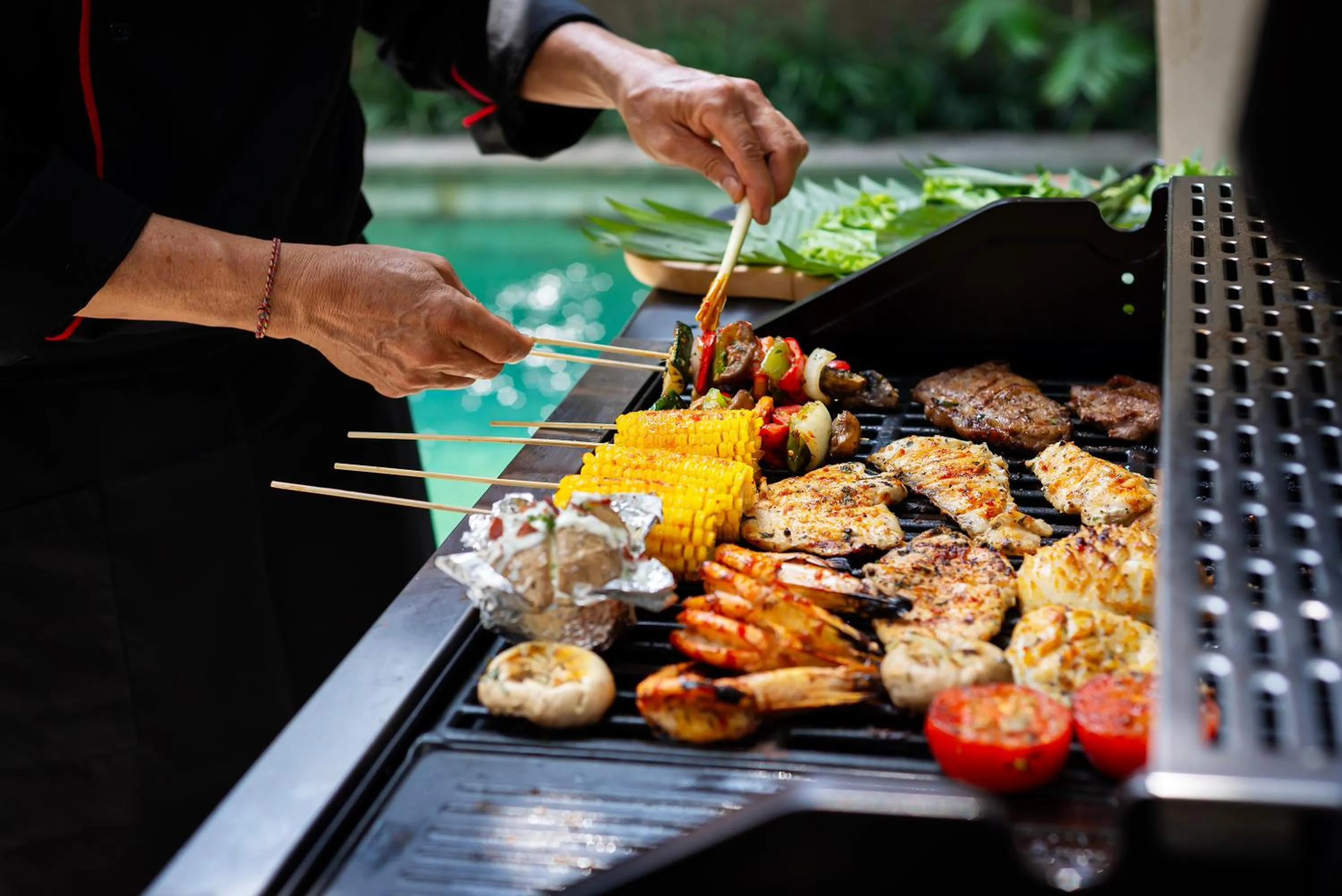 BBQ facilities in Adepa Resort