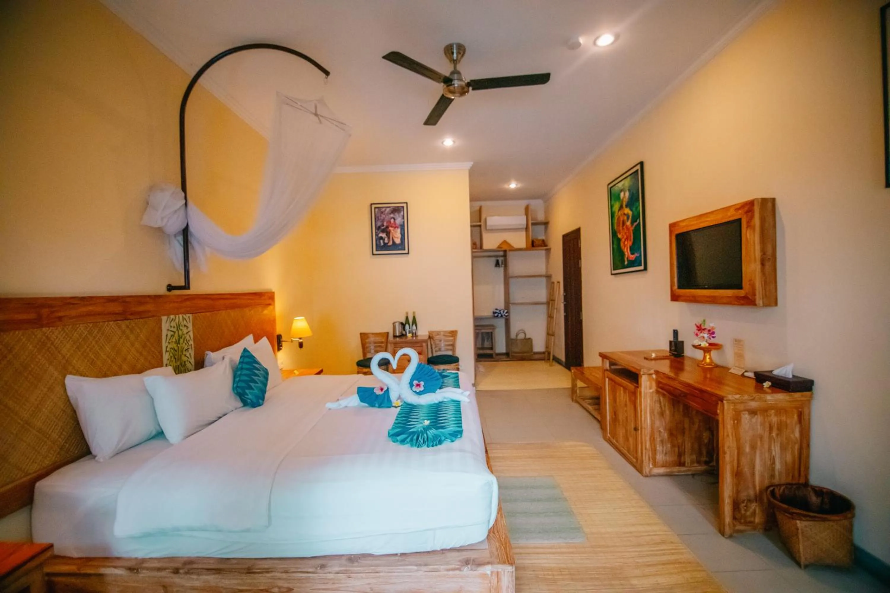 Bedroom, Bed in Ashyana Candidasa Beach Resort