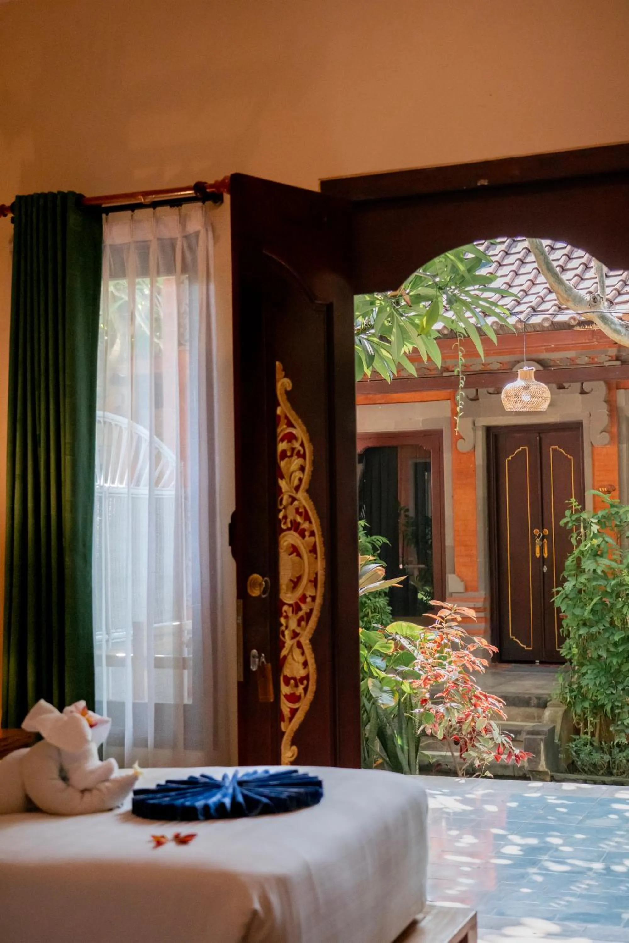 Balcony/Terrace, Bed in Ashyana Candidasa Beach Resort