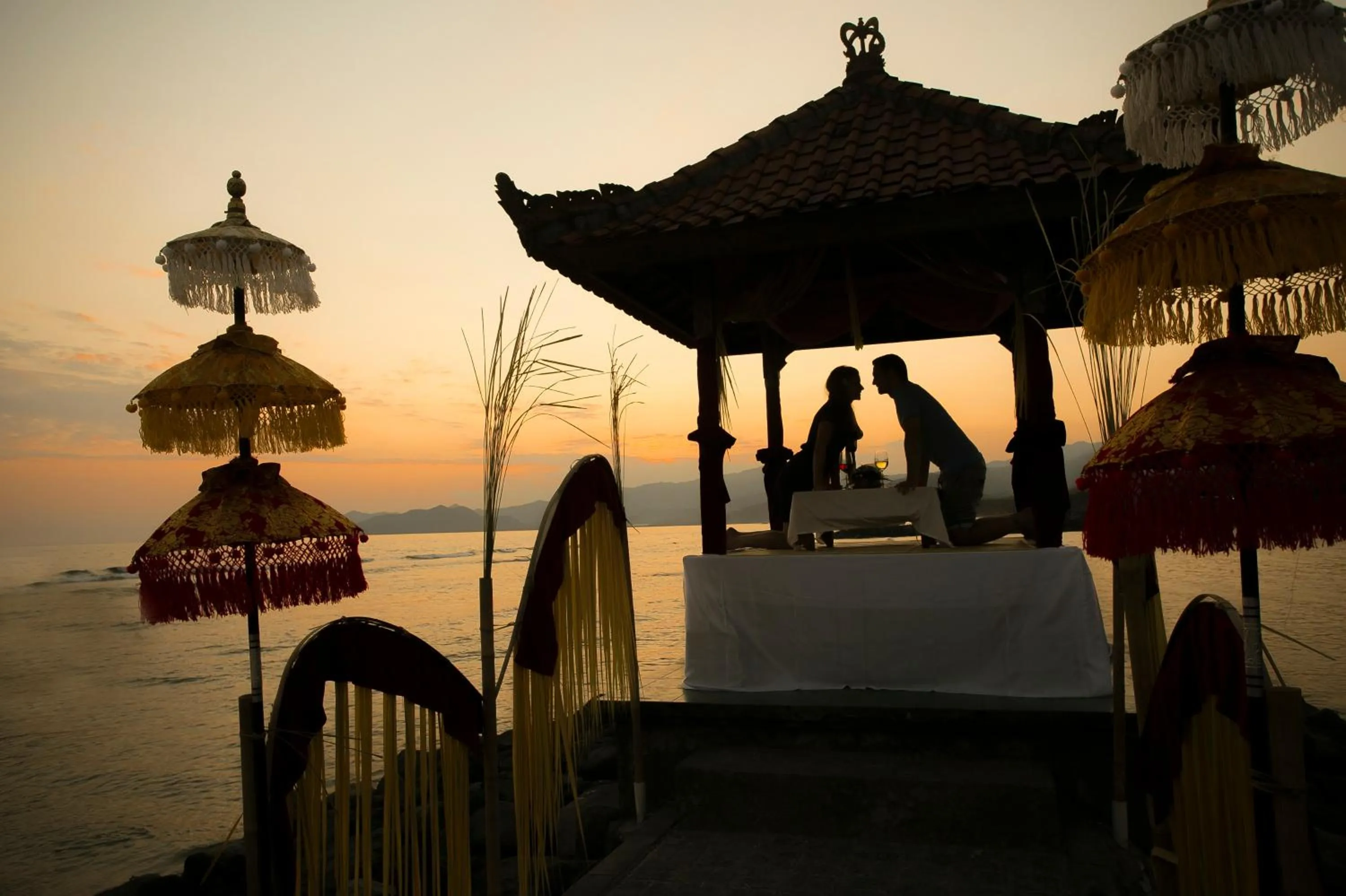 Sunset in Ashyana Candidasa Beach Resort