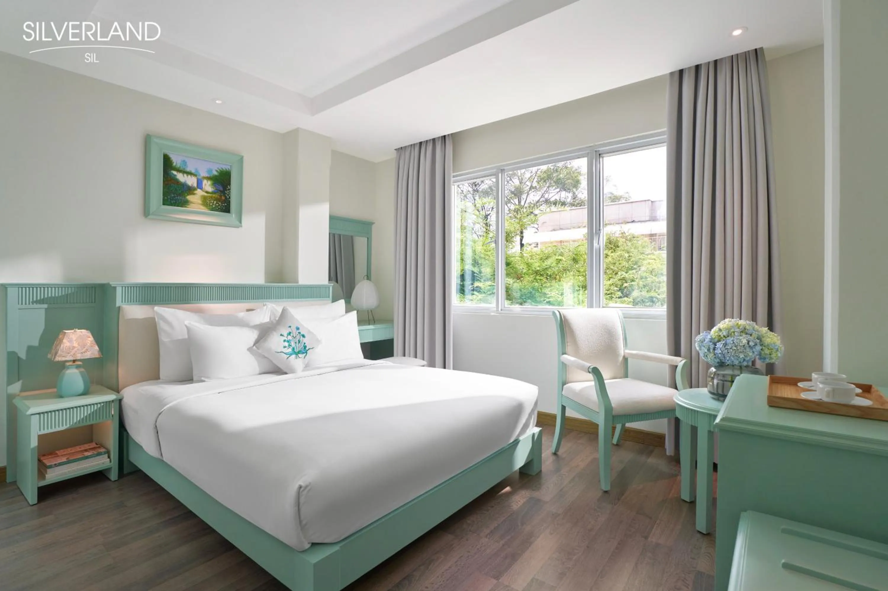 View (from property/room), Bed in Silverland Sil Hotel