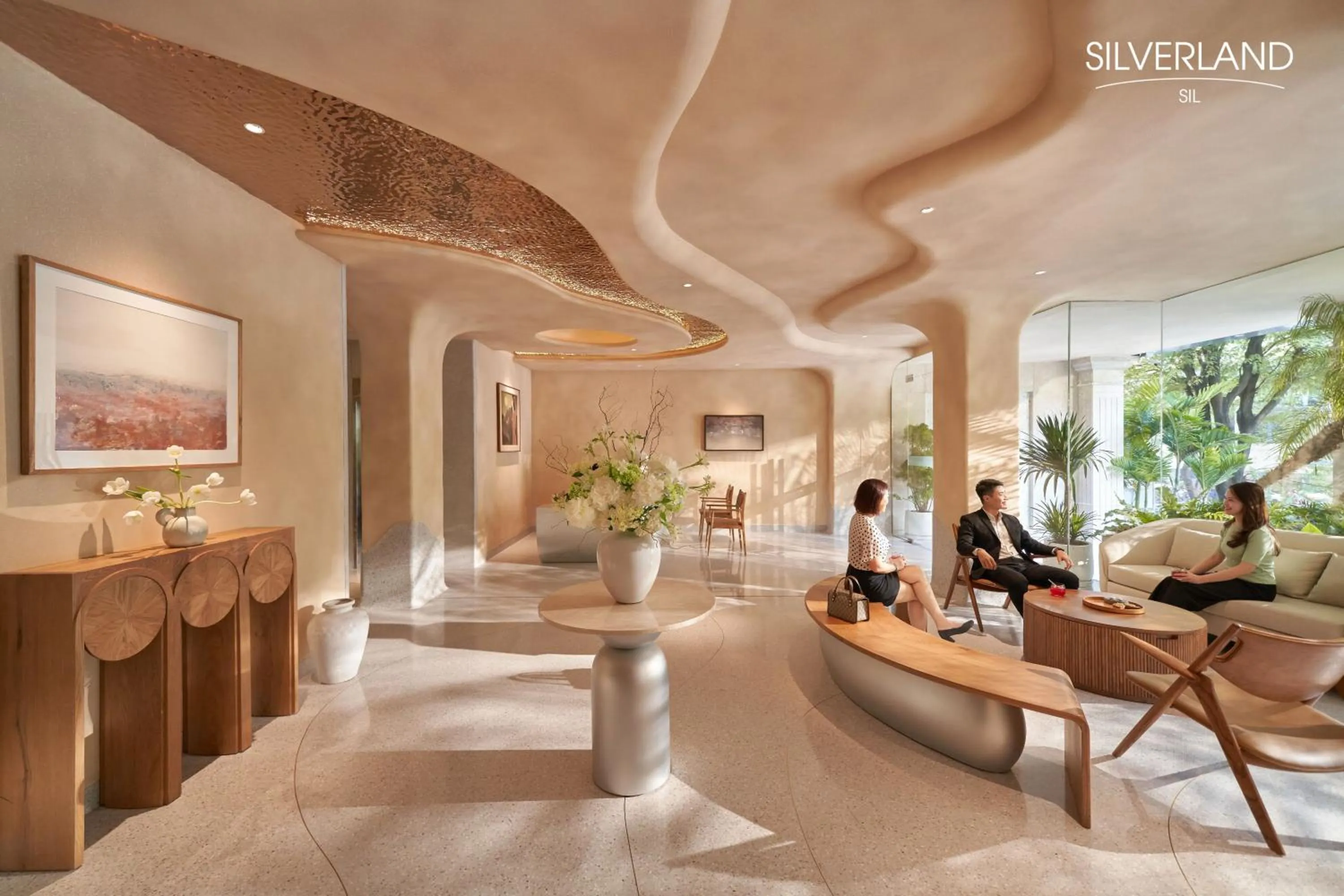 Seating area in Silverland Sil Hotel