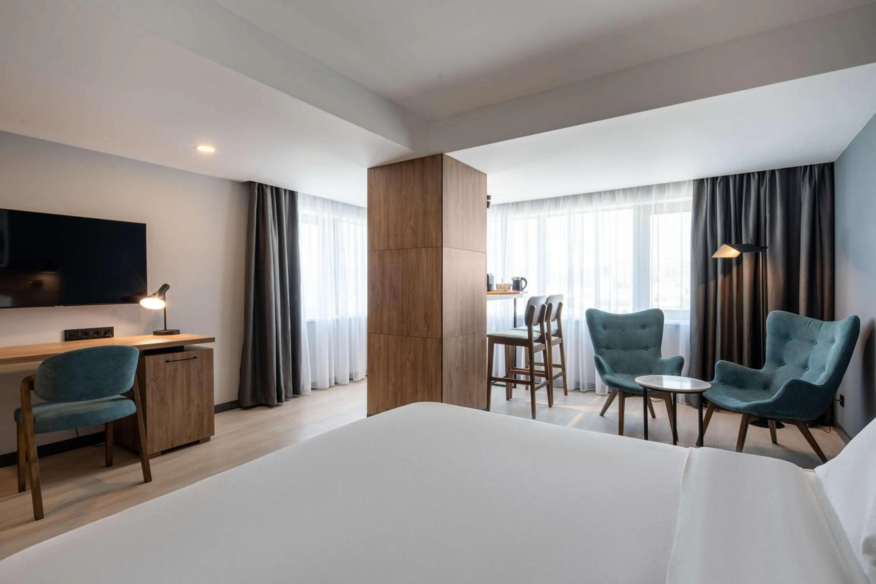 Bed in Radisson Hotel Baku