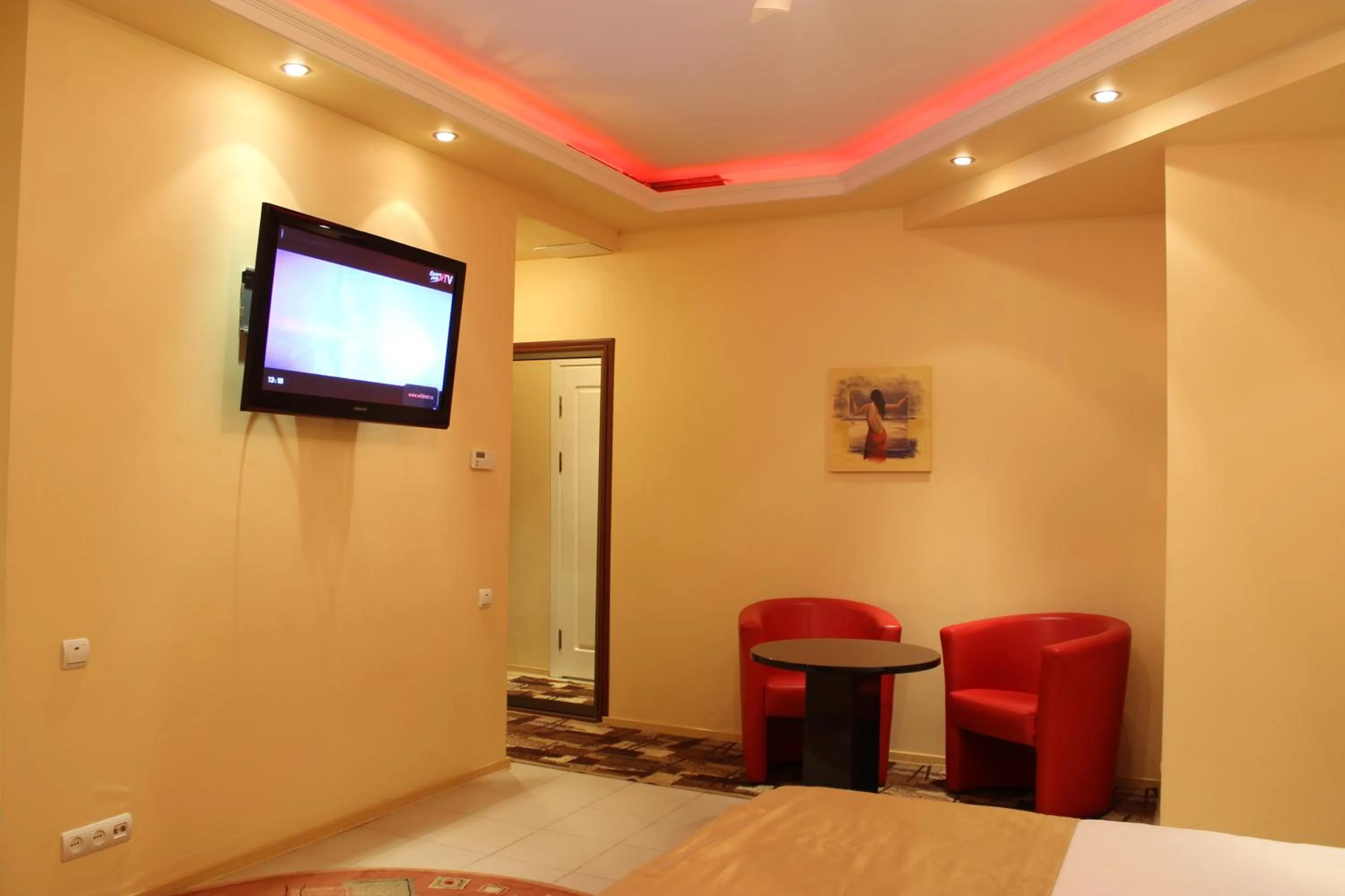 TV and multimedia, Bed in Prestige apart-hotel