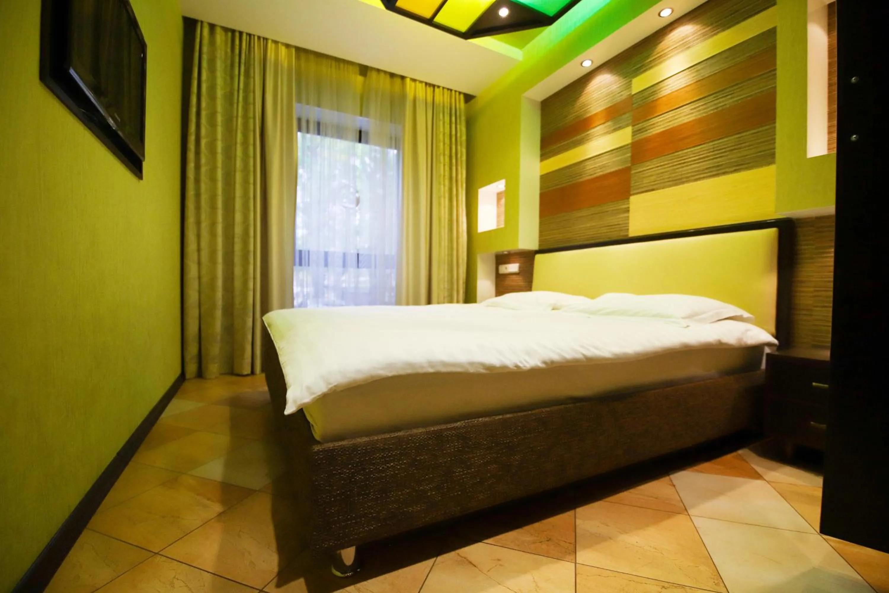 Decorative detail, Bed in Prestige apart-hotel