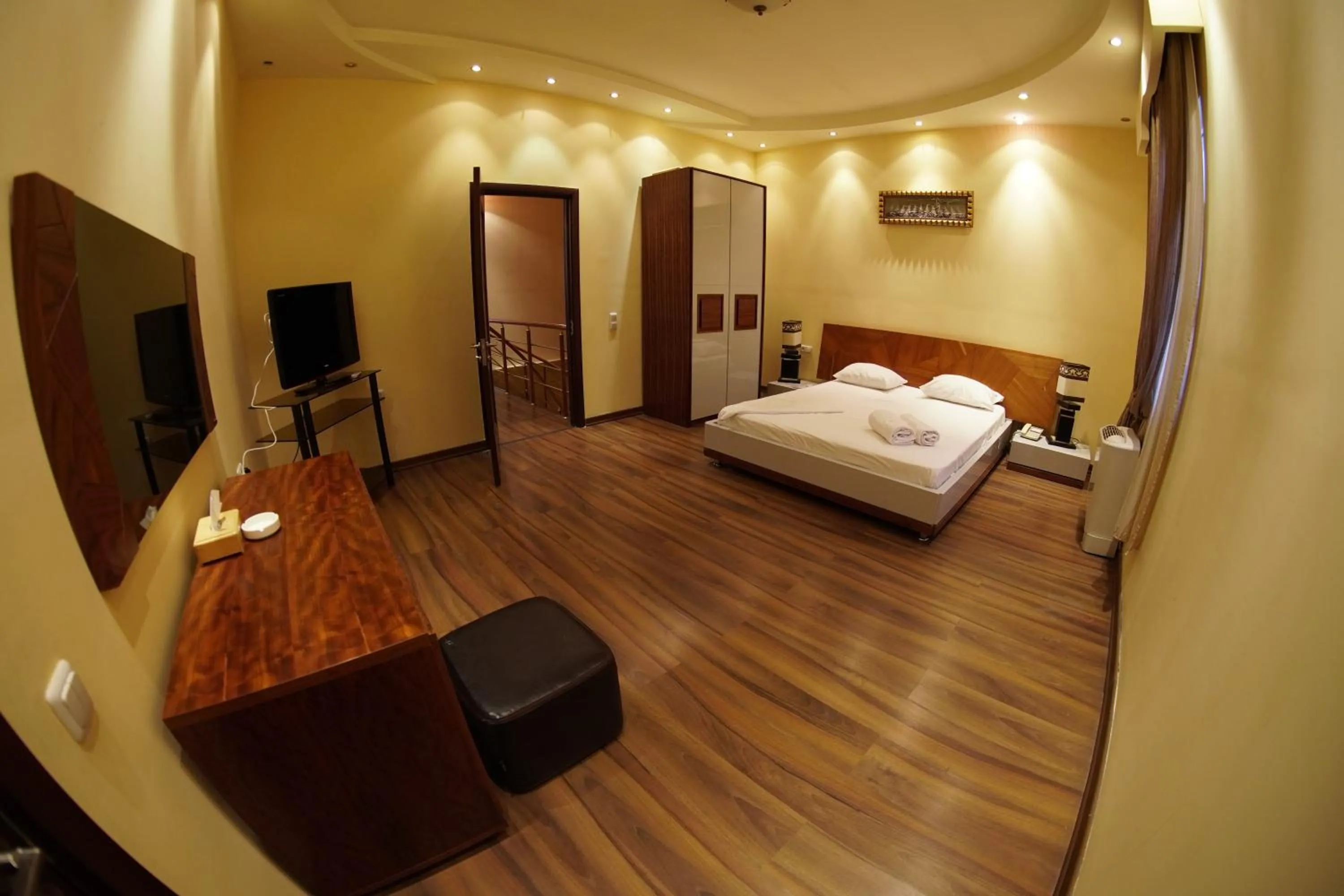 Bed in Aquapark Hotel & Villas