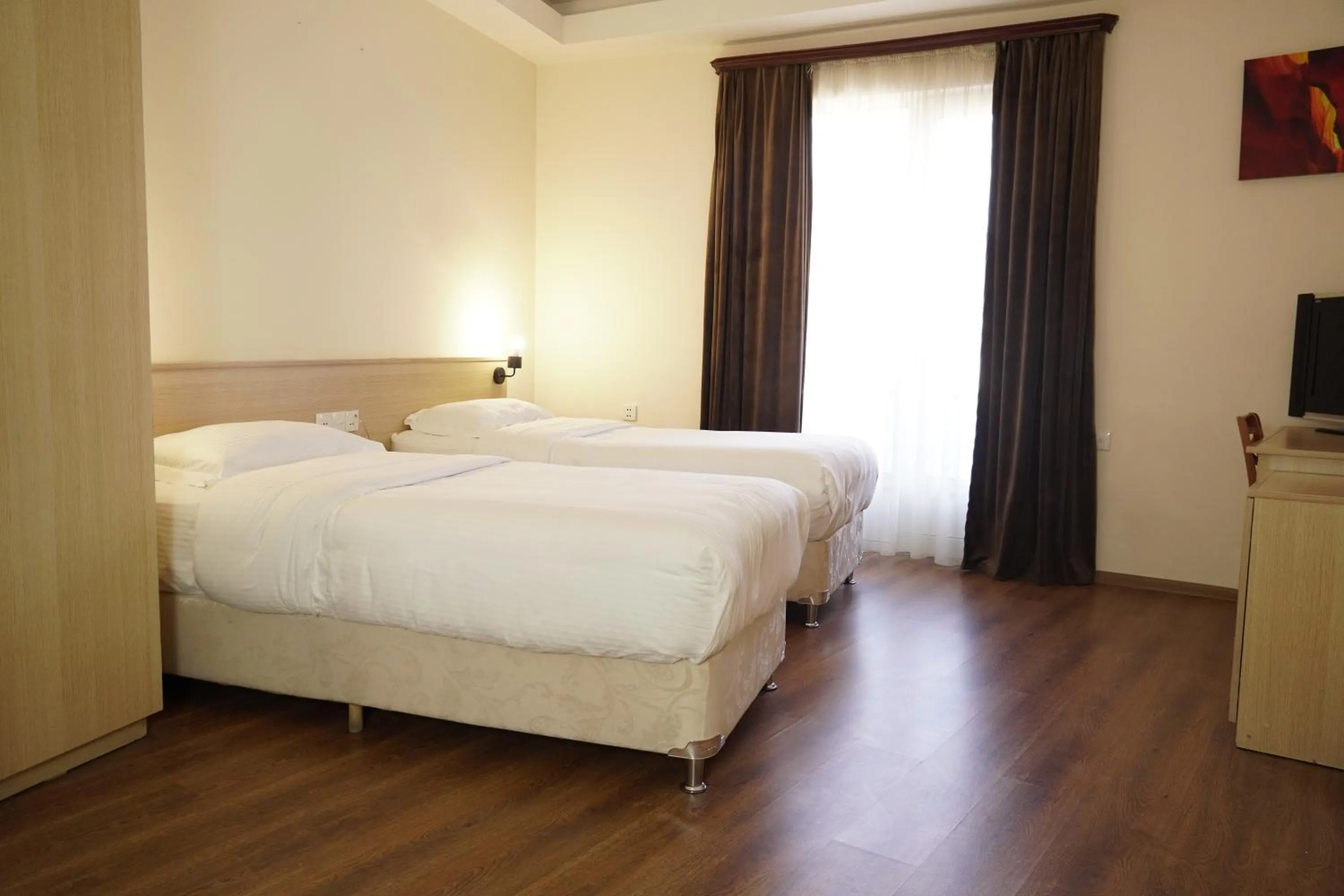 Bed in Aquapark Hotel & Villas