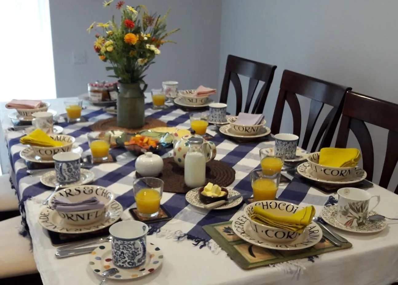 Continental breakfast in Clock House B&B