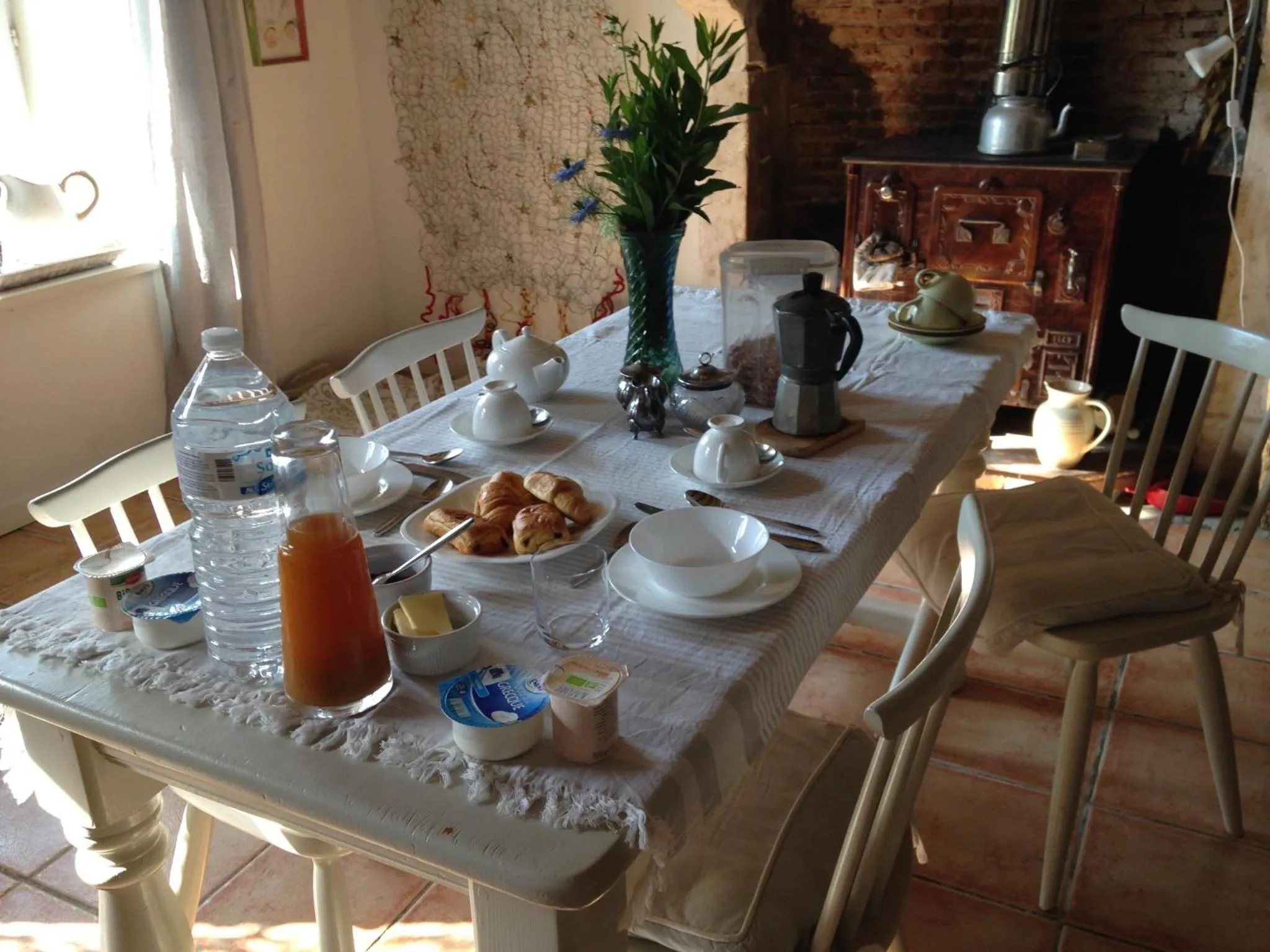 Continental breakfast in Le Domaine