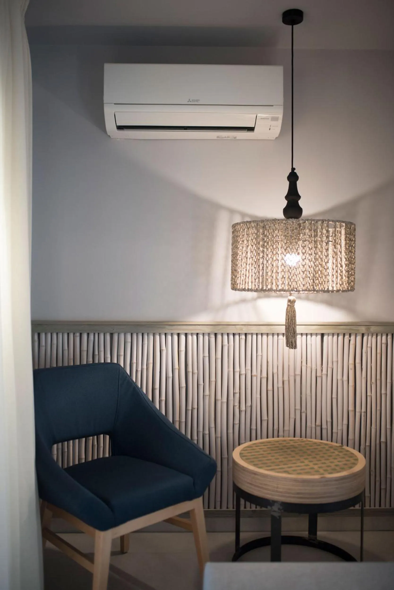 Seating area in Kanathos Pigi