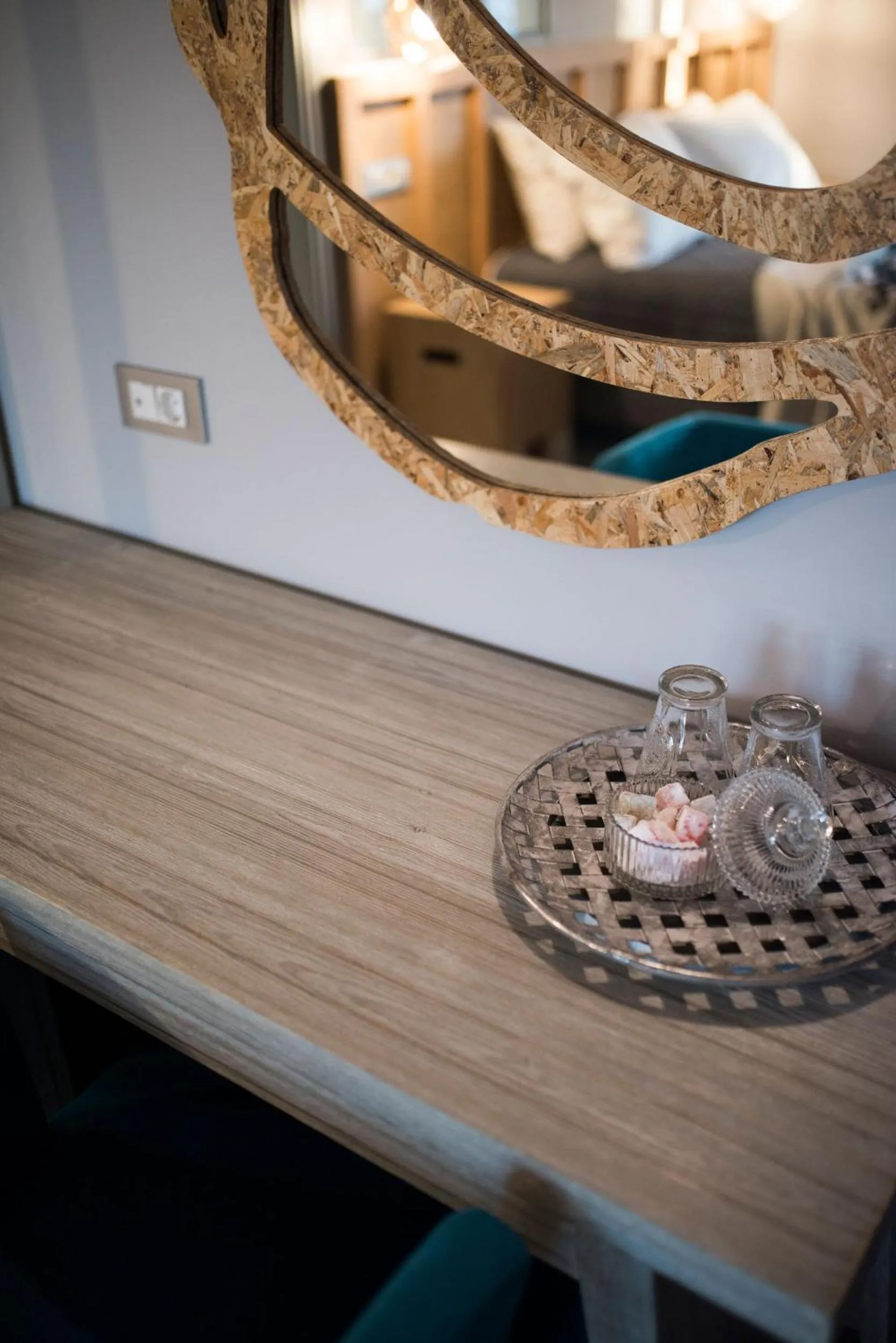 Seating area in Kanathos Pigi