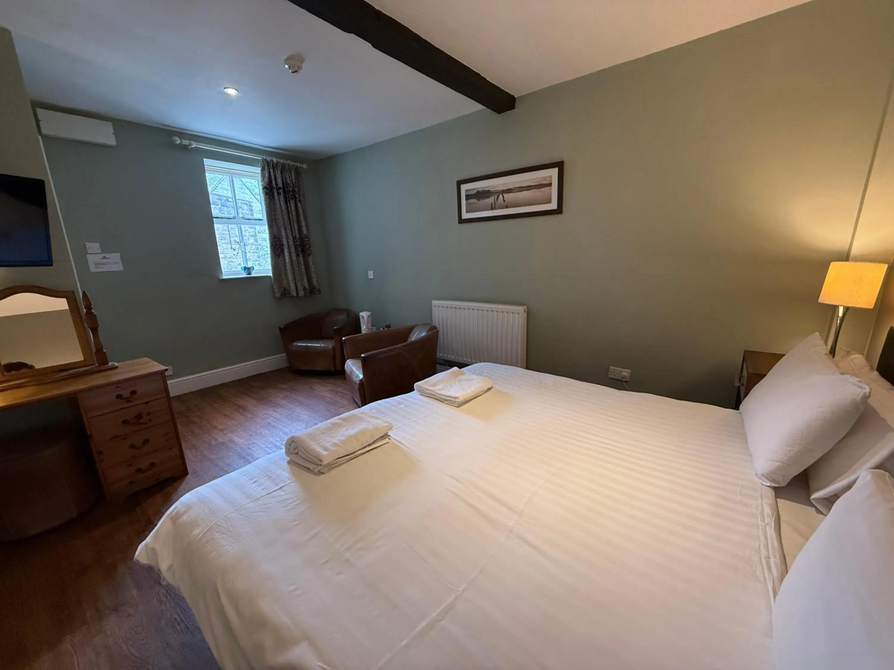 Bed in Charles Cotton Hotel