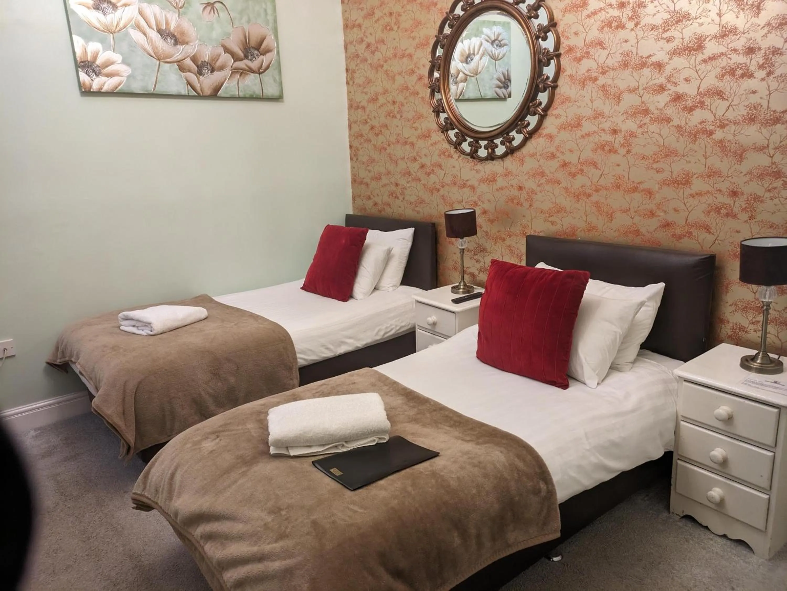 Bed in Charles Cotton Hotel