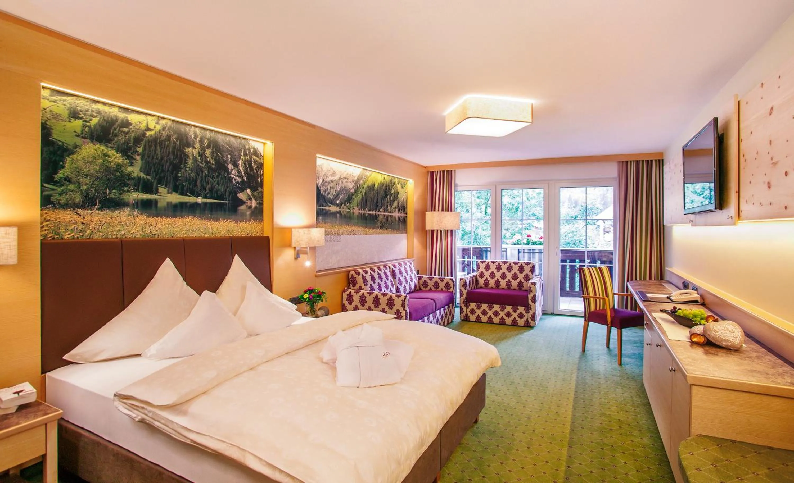 Bed in Hotel Sägerhof