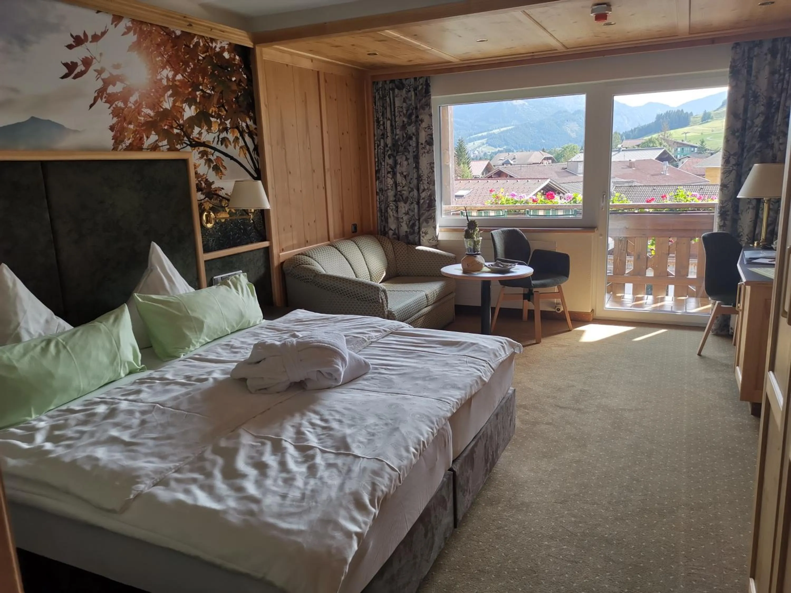 Bed in Hotel Sägerhof