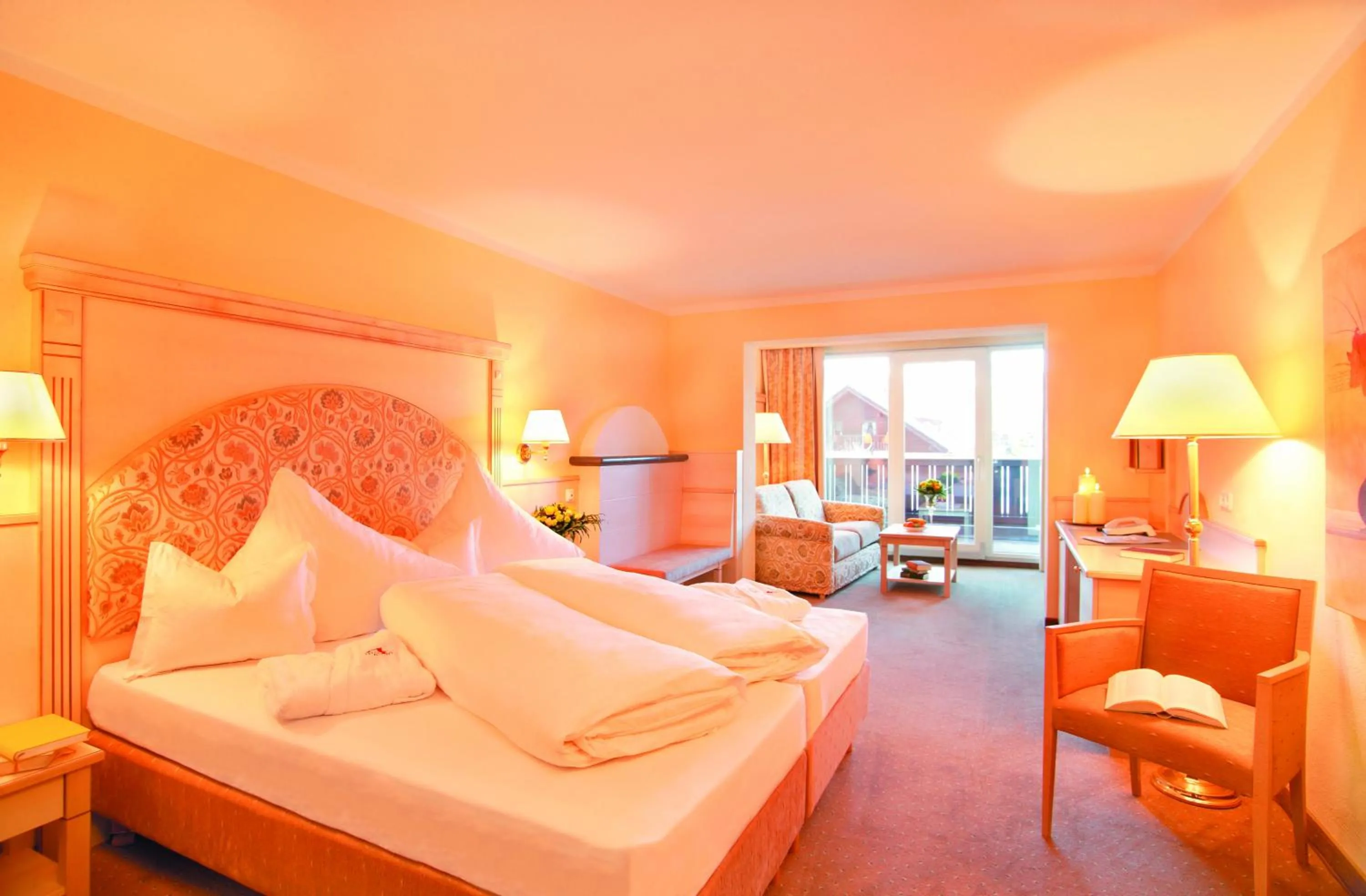 Bed in Hotel Sägerhof