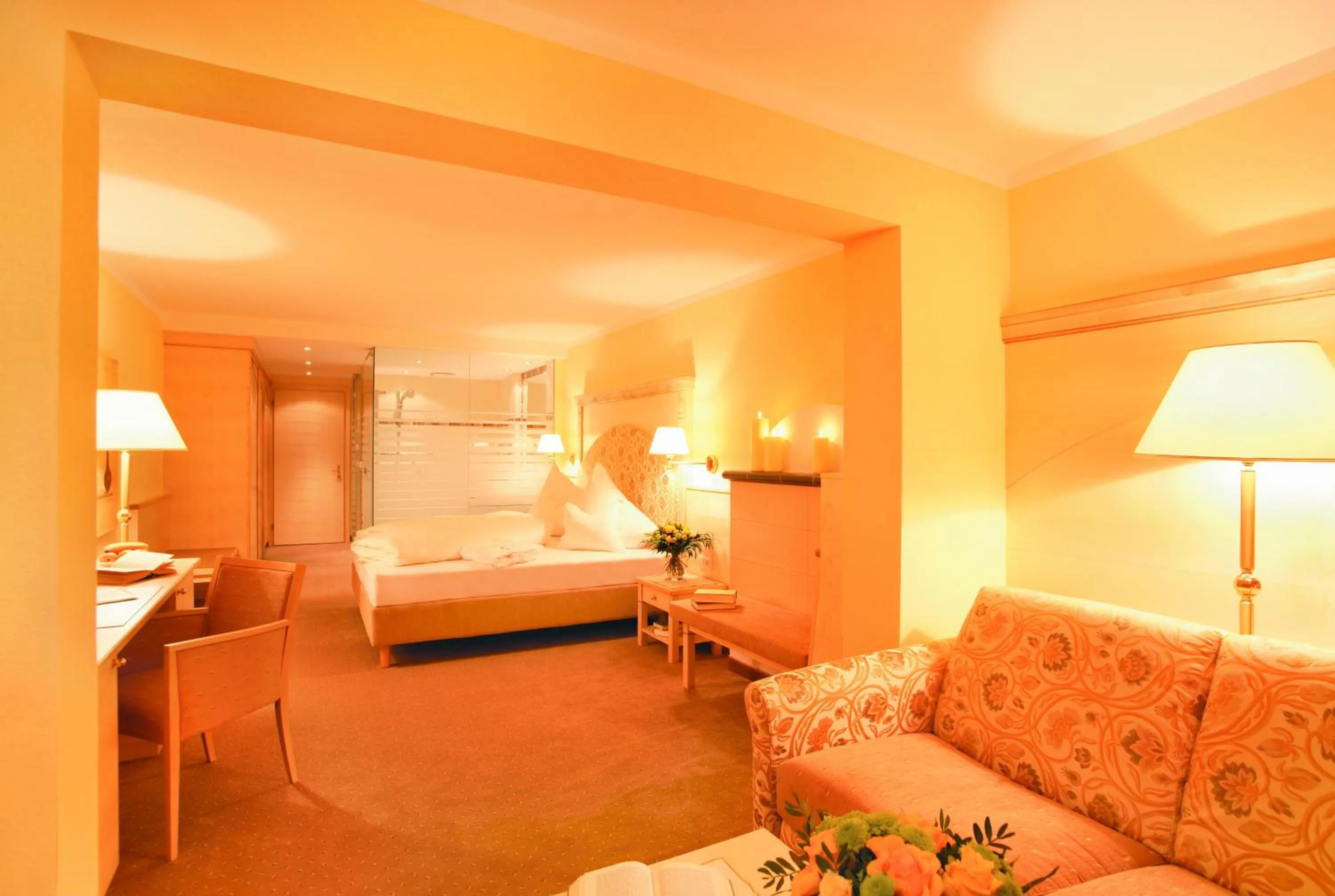 Bed in Hotel Sägerhof