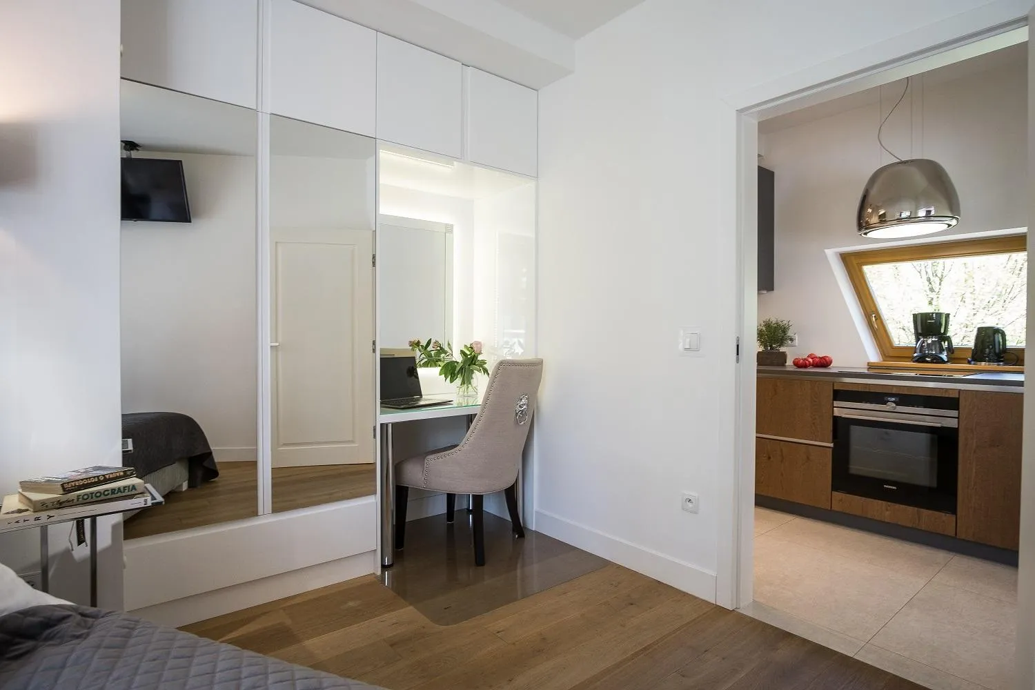 Kitchen or kitchenette in Apart-Center Sienkiewicza