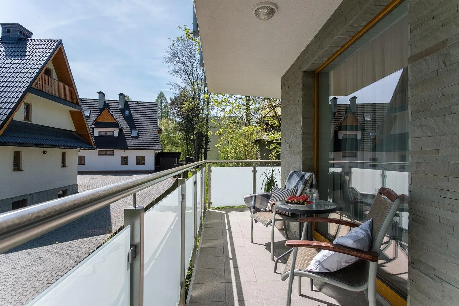 Balcony/Terrace in Apart-Center Sienkiewicza