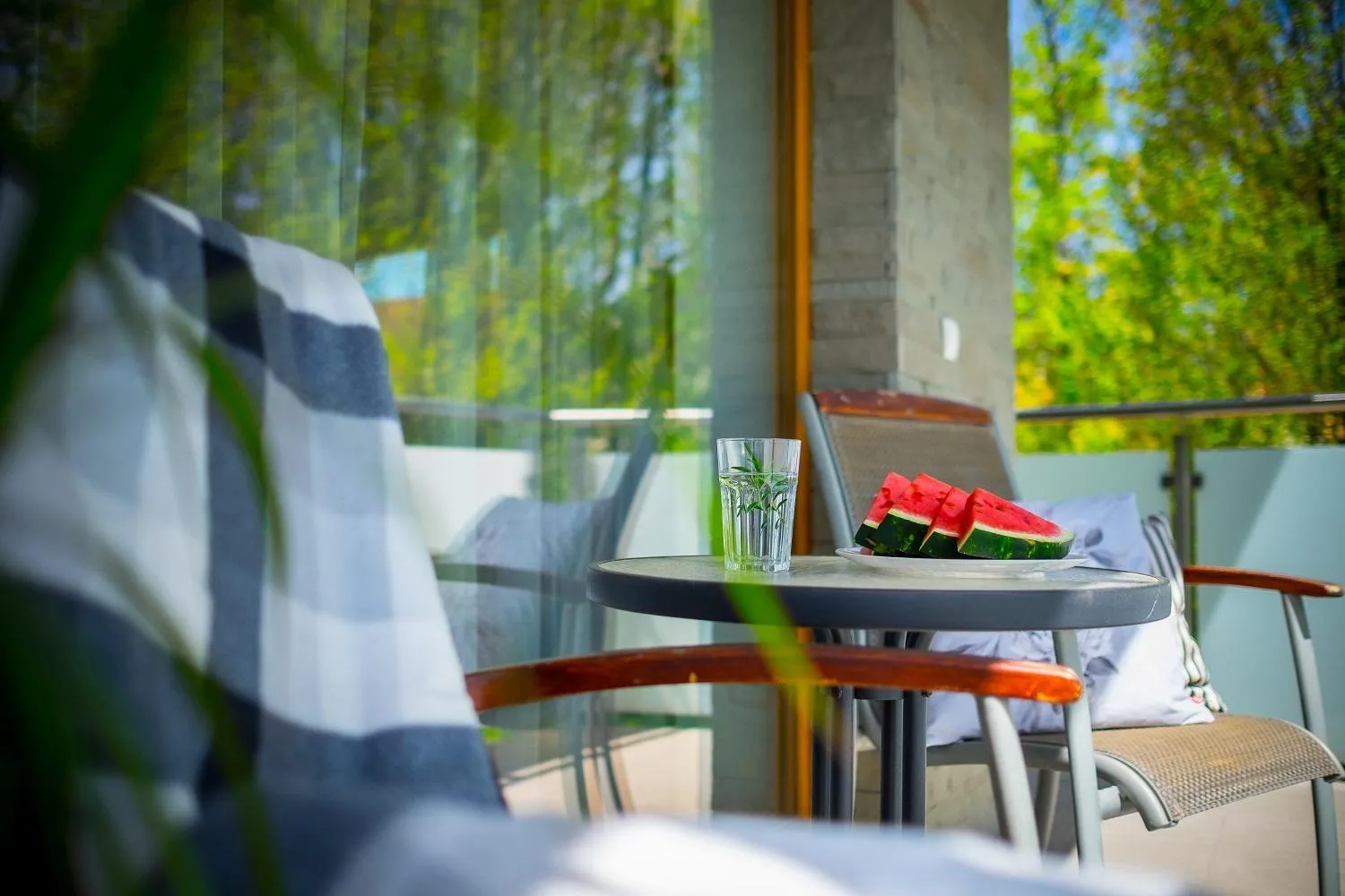 Balcony/Terrace in Apart-Center Sienkiewicza