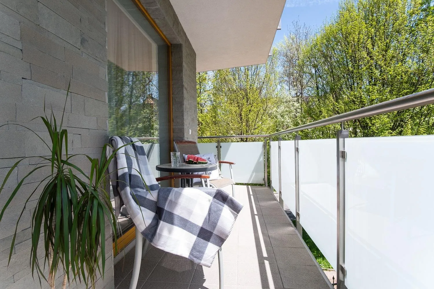 Balcony/Terrace in Apart-Center Sienkiewicza