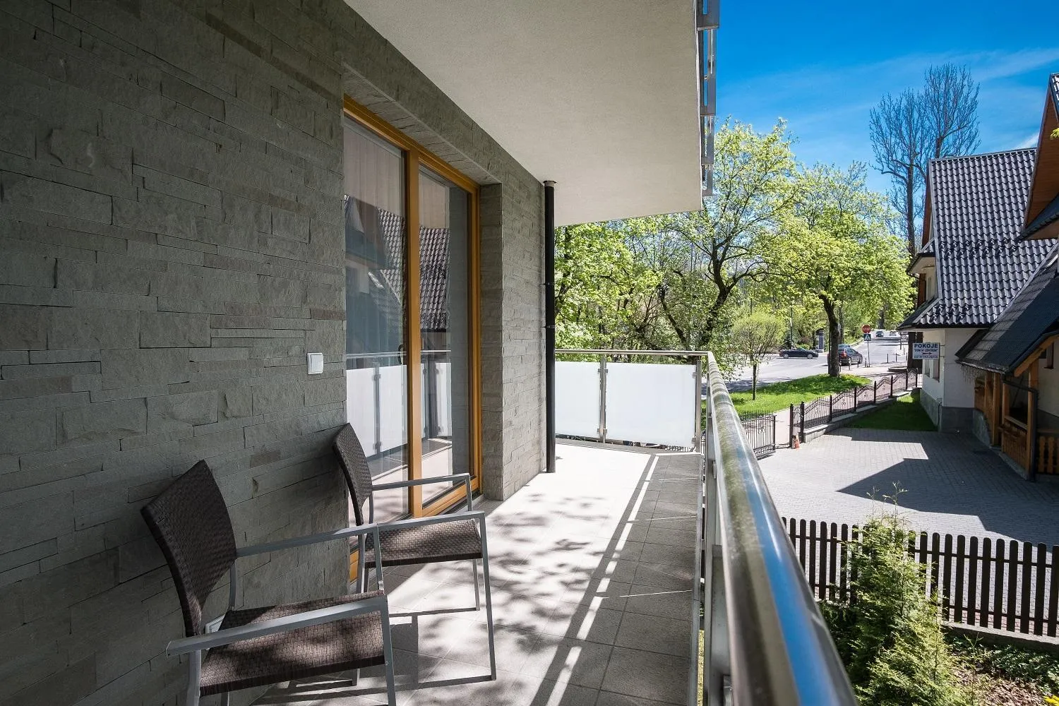 Balcony/Terrace in Apart-Center Sienkiewicza