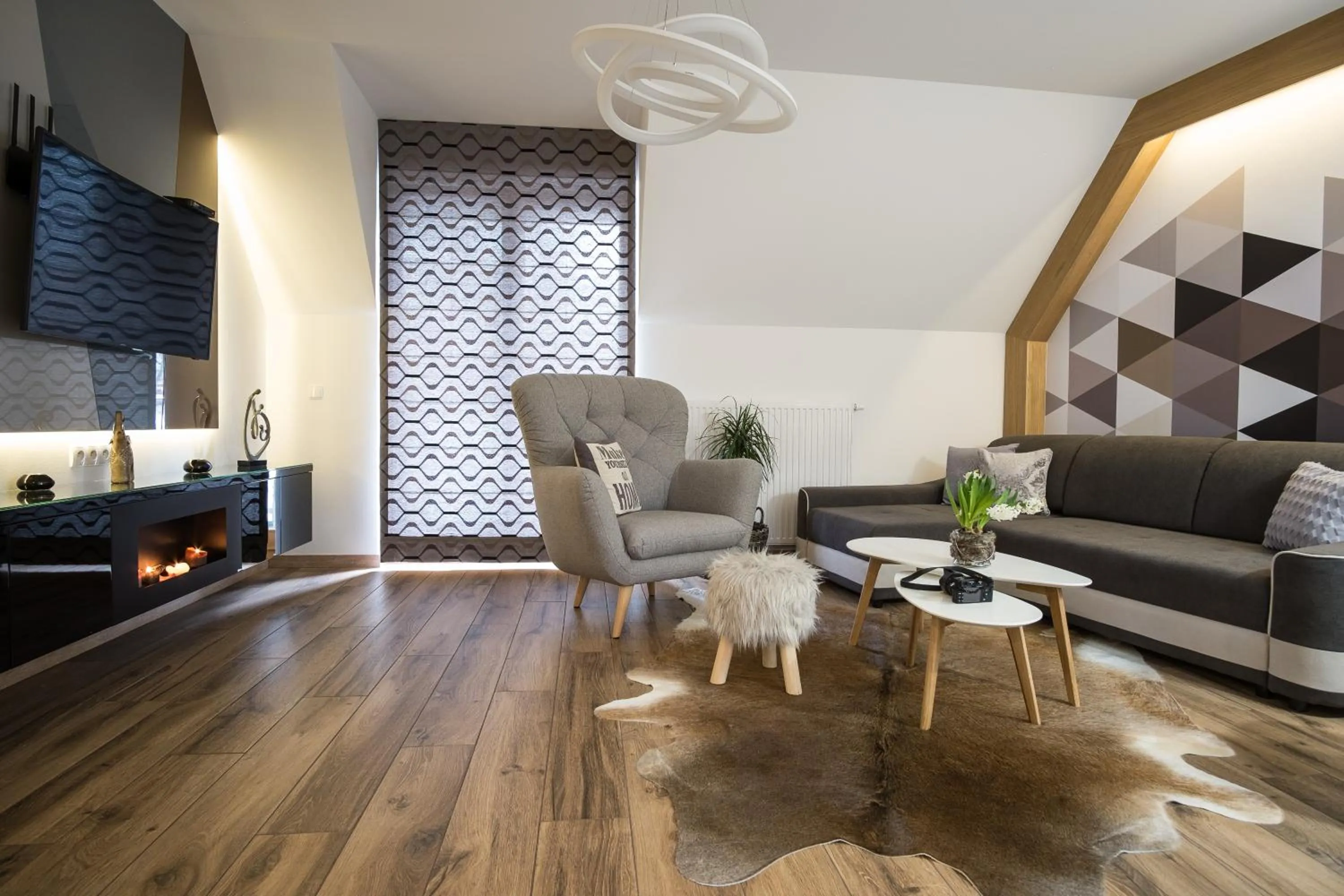 Living room in Apart-Center Sienkiewicza