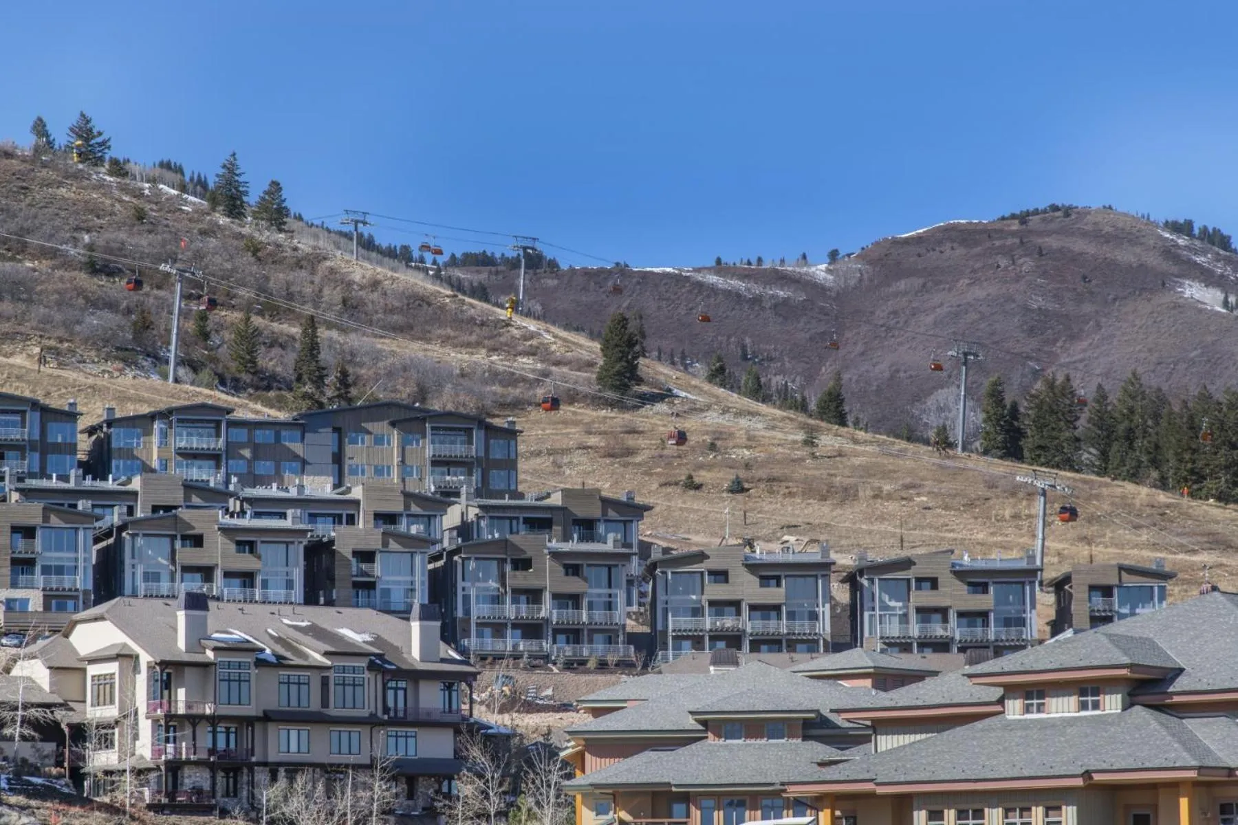 Mountain view in Condos at Canyons Resort by White Pines