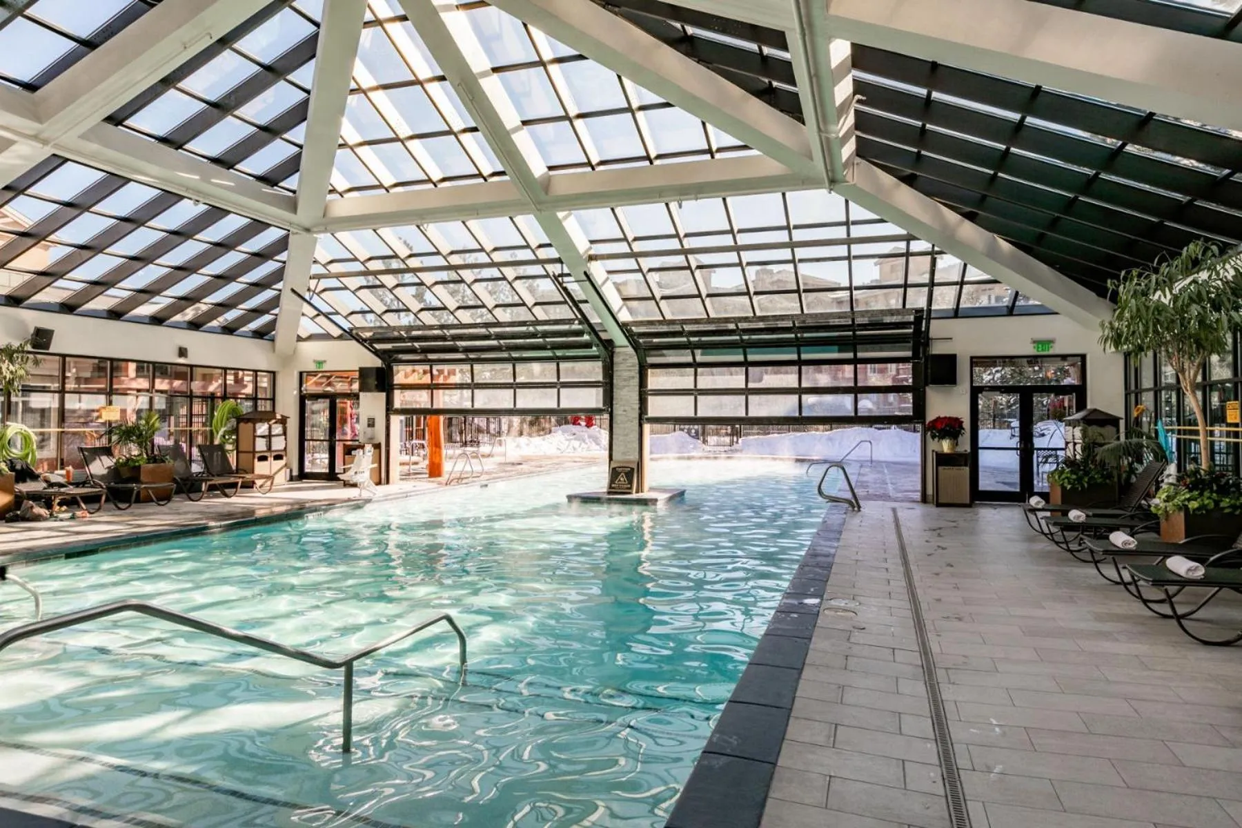 Swimming pool in Condos at Canyons Resort by White Pines