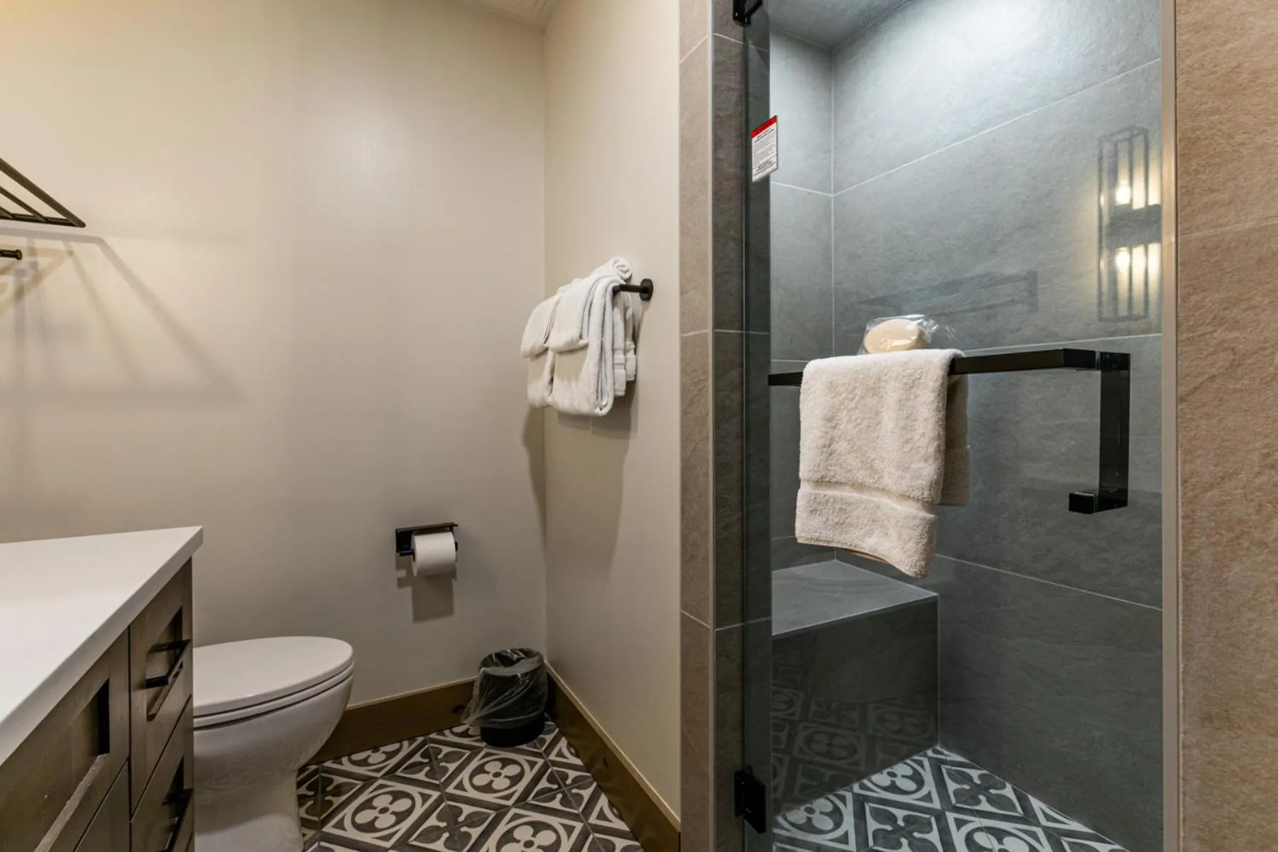 Shower in Condos at Canyons Resort by White Pines