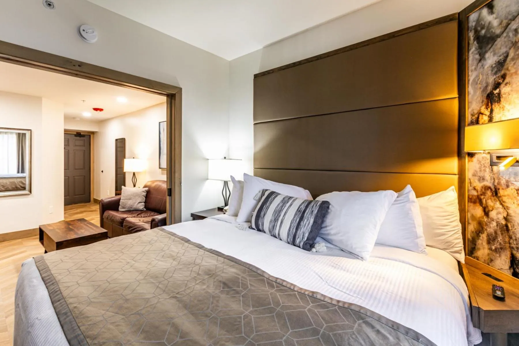 Bed in Condos at Canyons Resort by White Pines