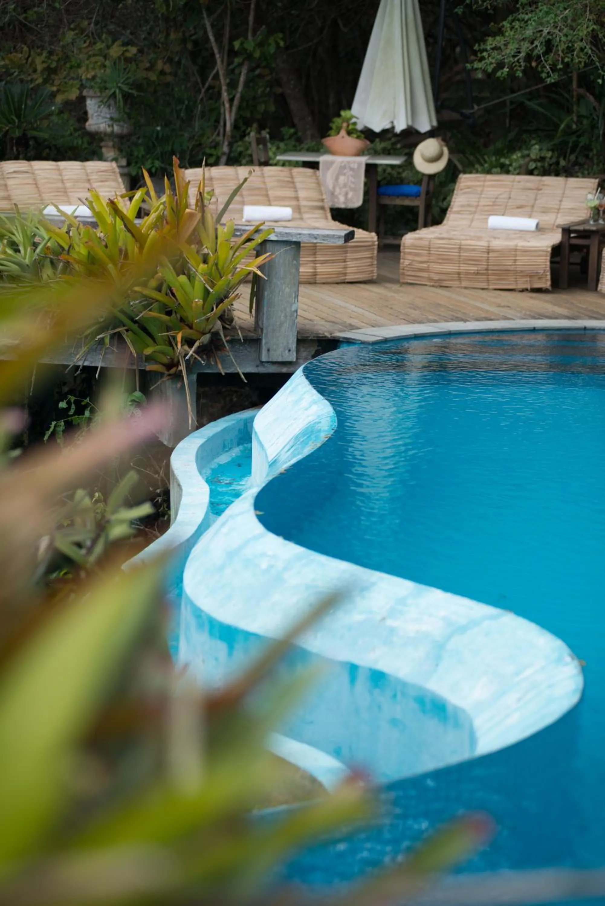 Swimming pool in Pousada Enseada das Garças