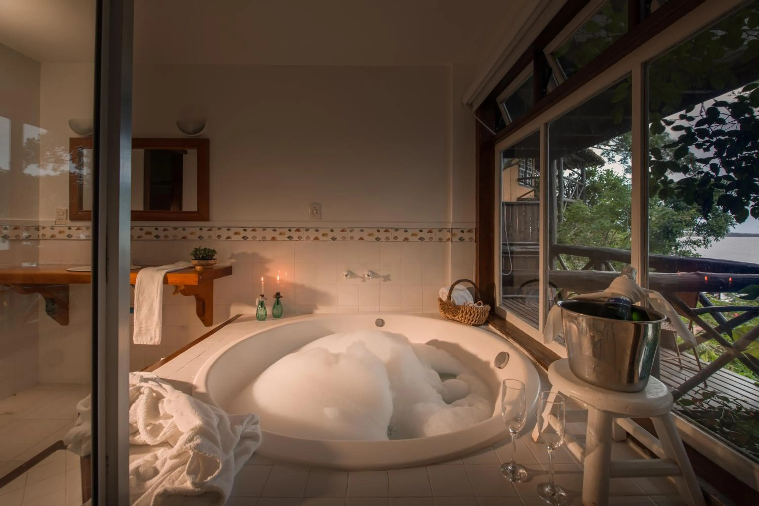 Bathroom in Pousada Enseada das Garças