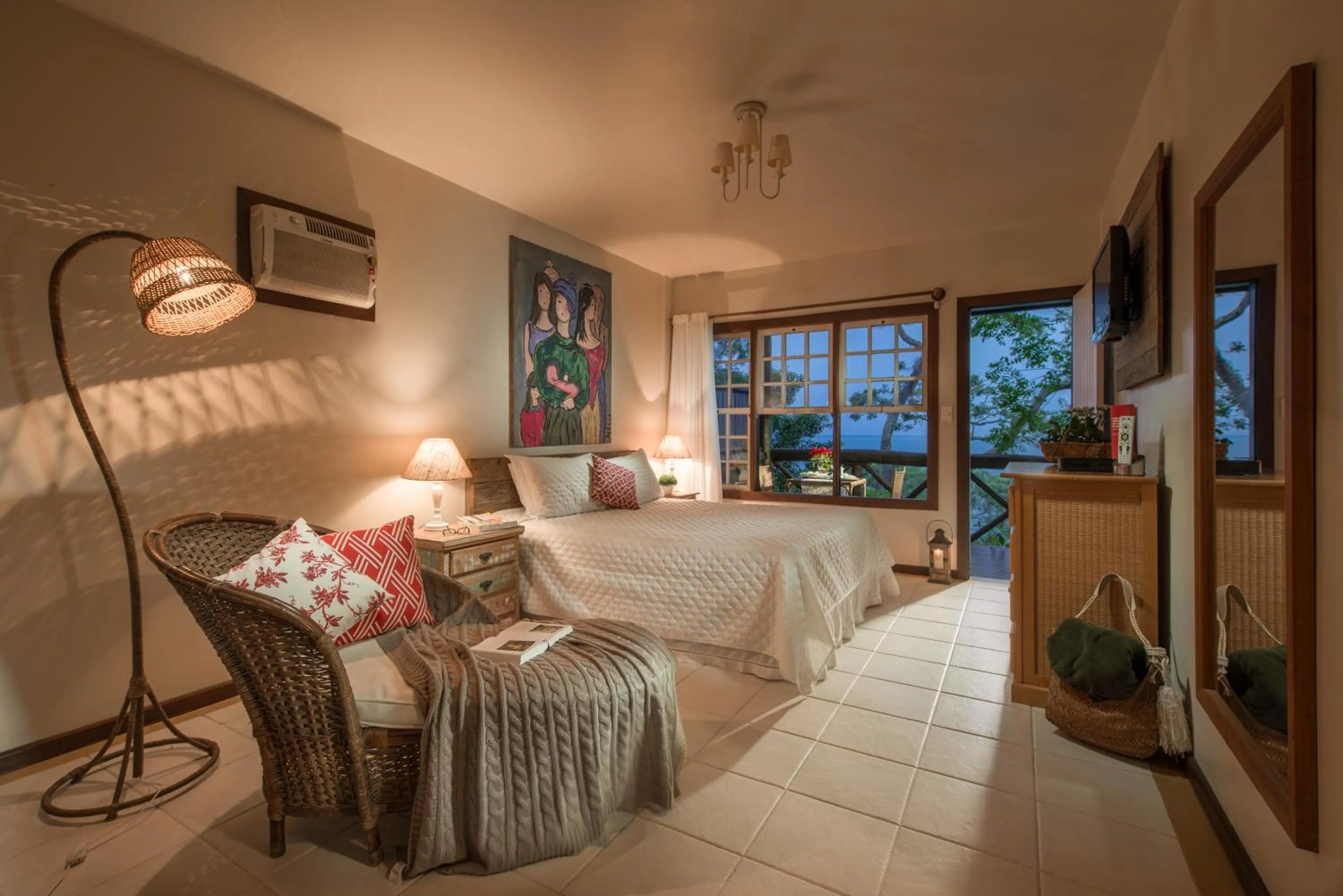 Photo of the whole room in Pousada Enseada das Garças