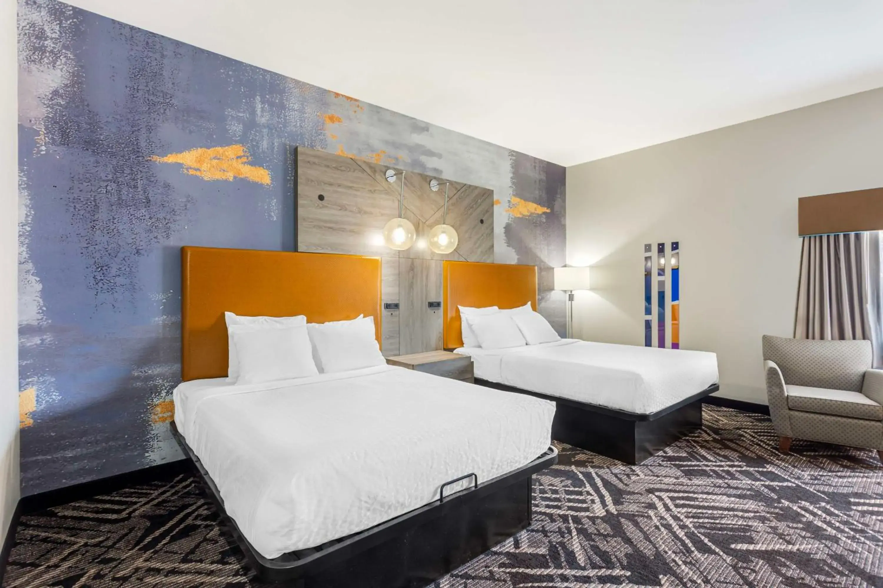 Queen Room with Two Queen Beds and Roll-In Shower - Mobility Accessible in Best Western Chambersburg Queen Room with Two Queen Beds and Roll-In Shower - Mobility Accessible in Best Western Chambersburg