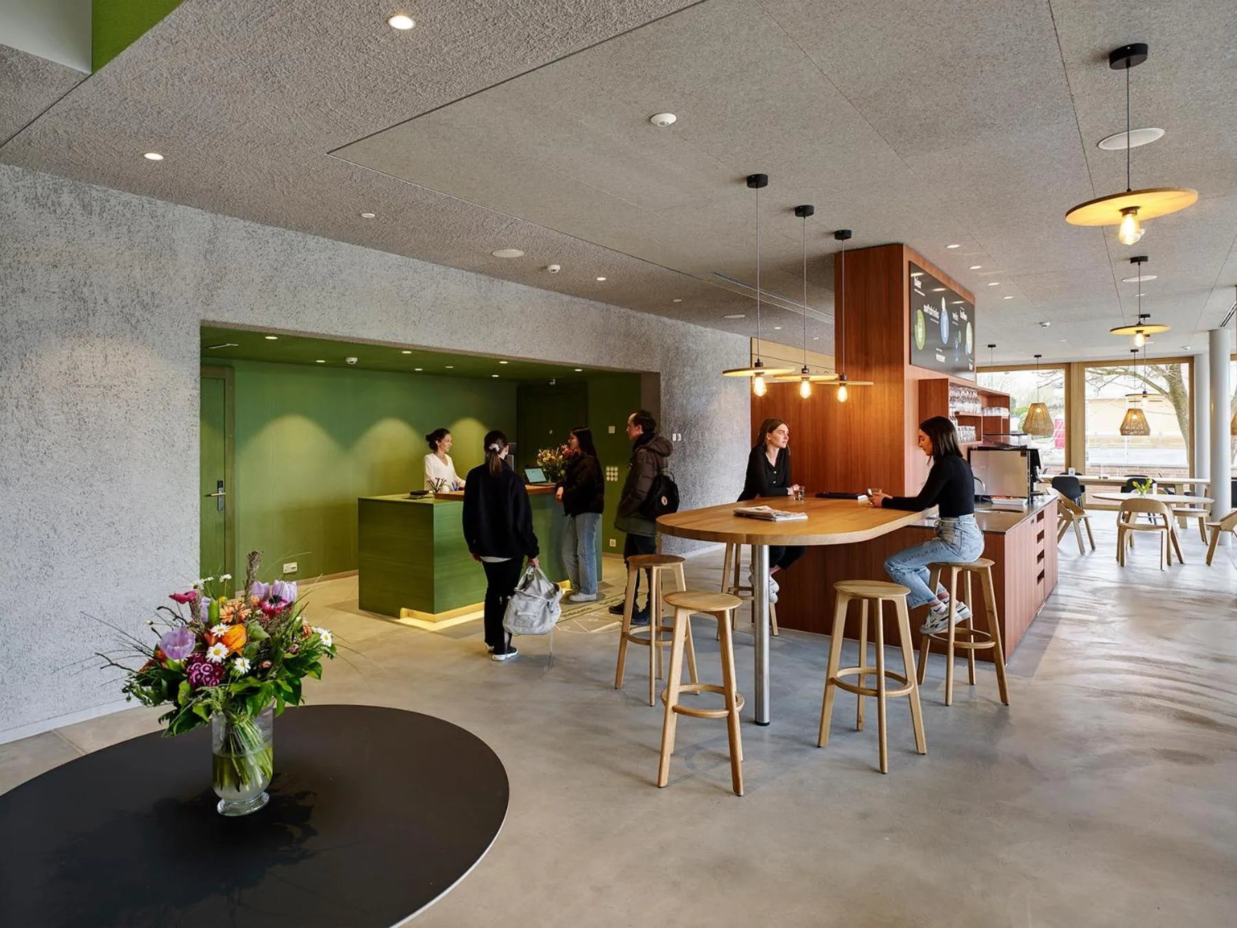 Lobby or reception in Schaan-Vaduz Youth Hostel