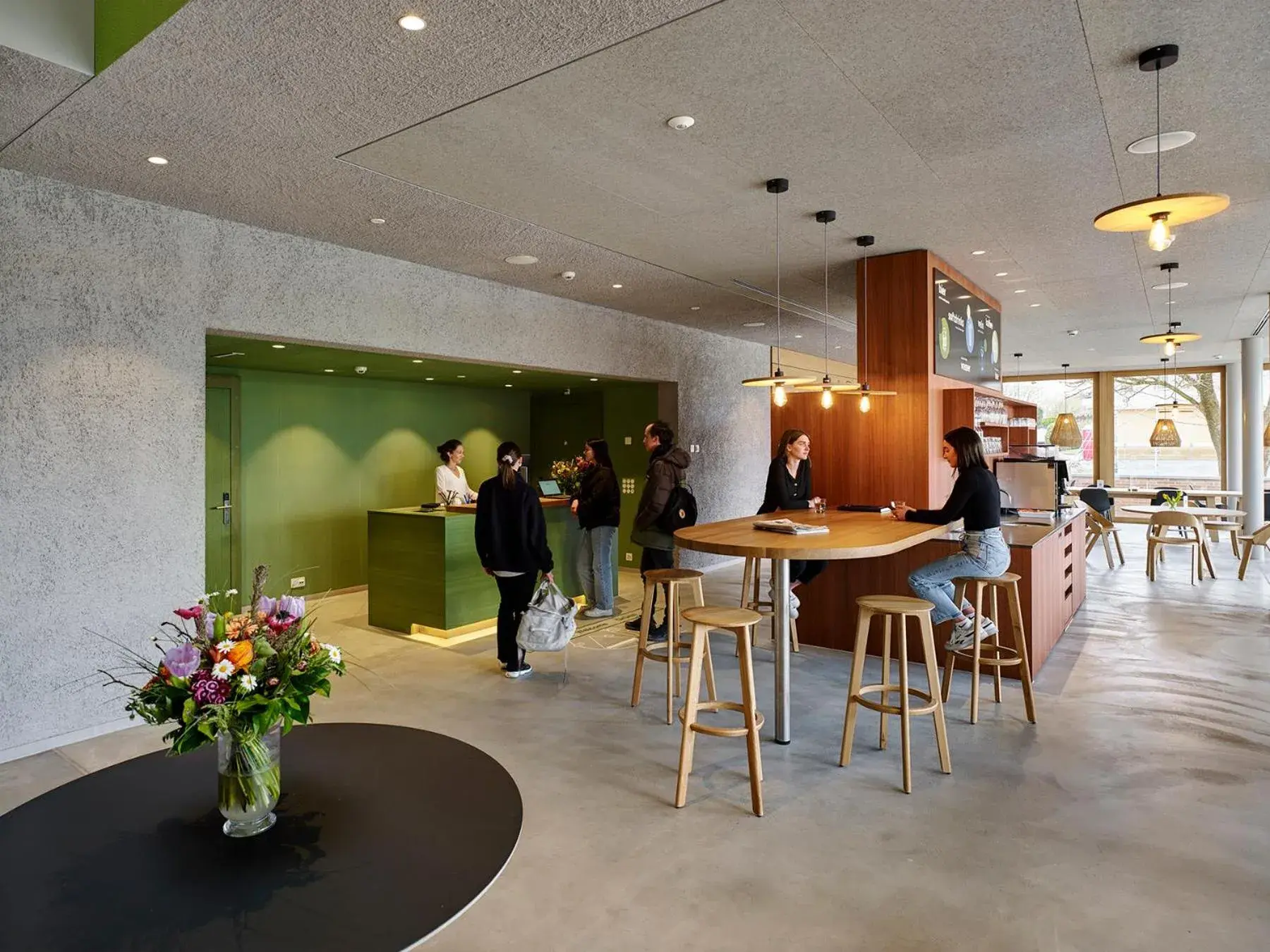 Lobby or reception in Schaan-Vaduz Youth Hostel Lobby or reception in Schaan-Vaduz Youth Hostel