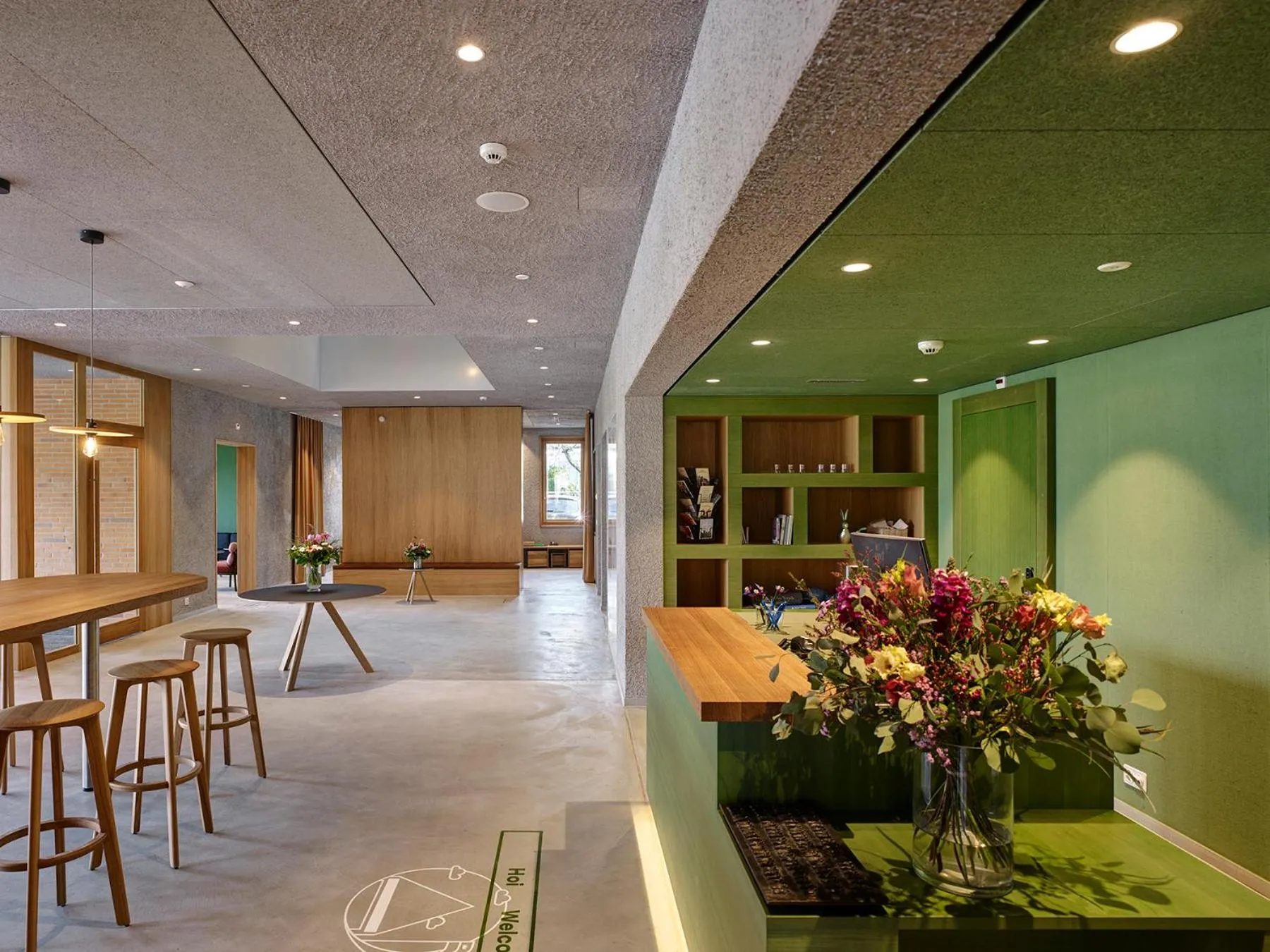 Lobby or reception in Schaan-Vaduz Youth Hostel