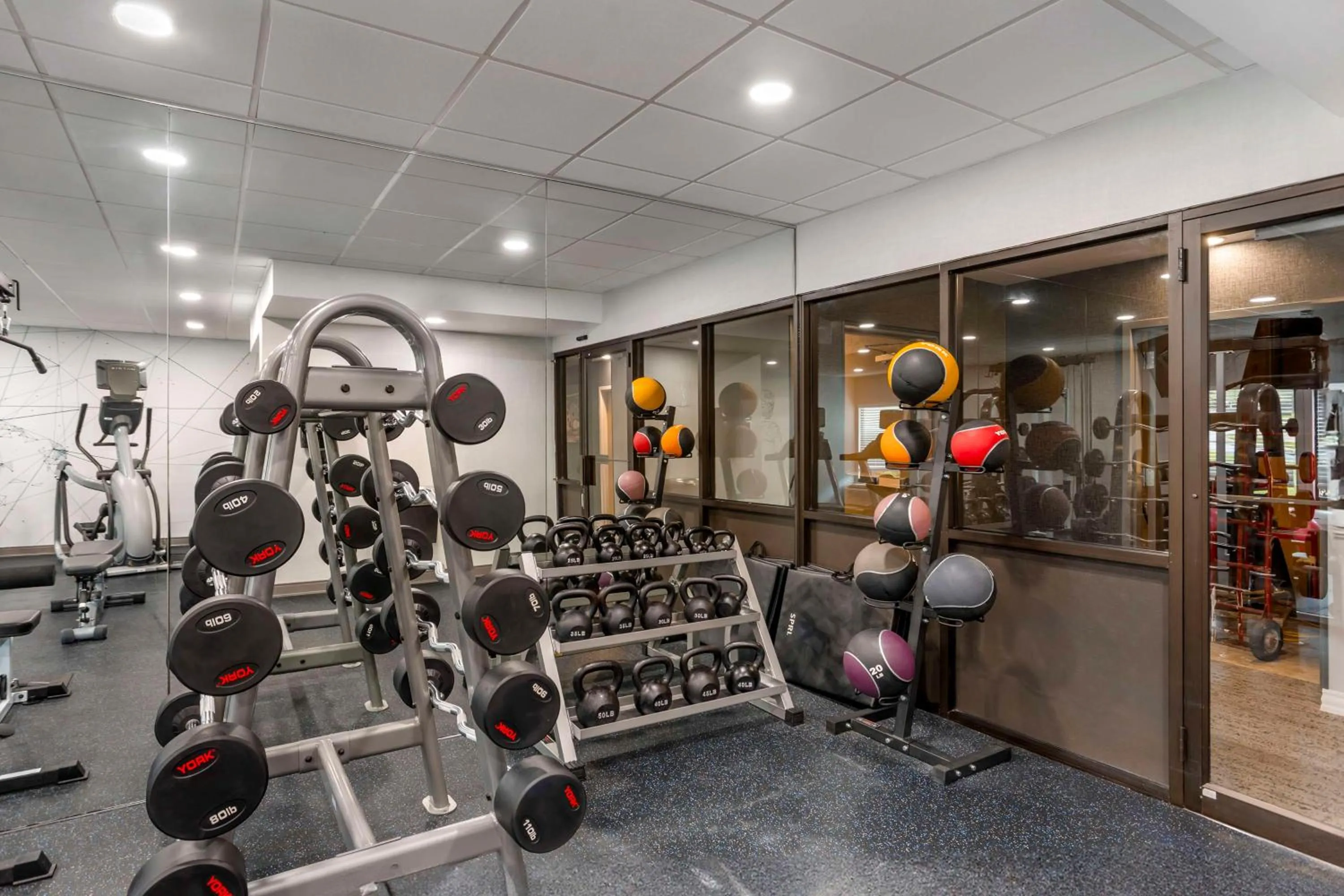Fitness centre/facilities in Holiday Inn Express York, an IHG Hotel