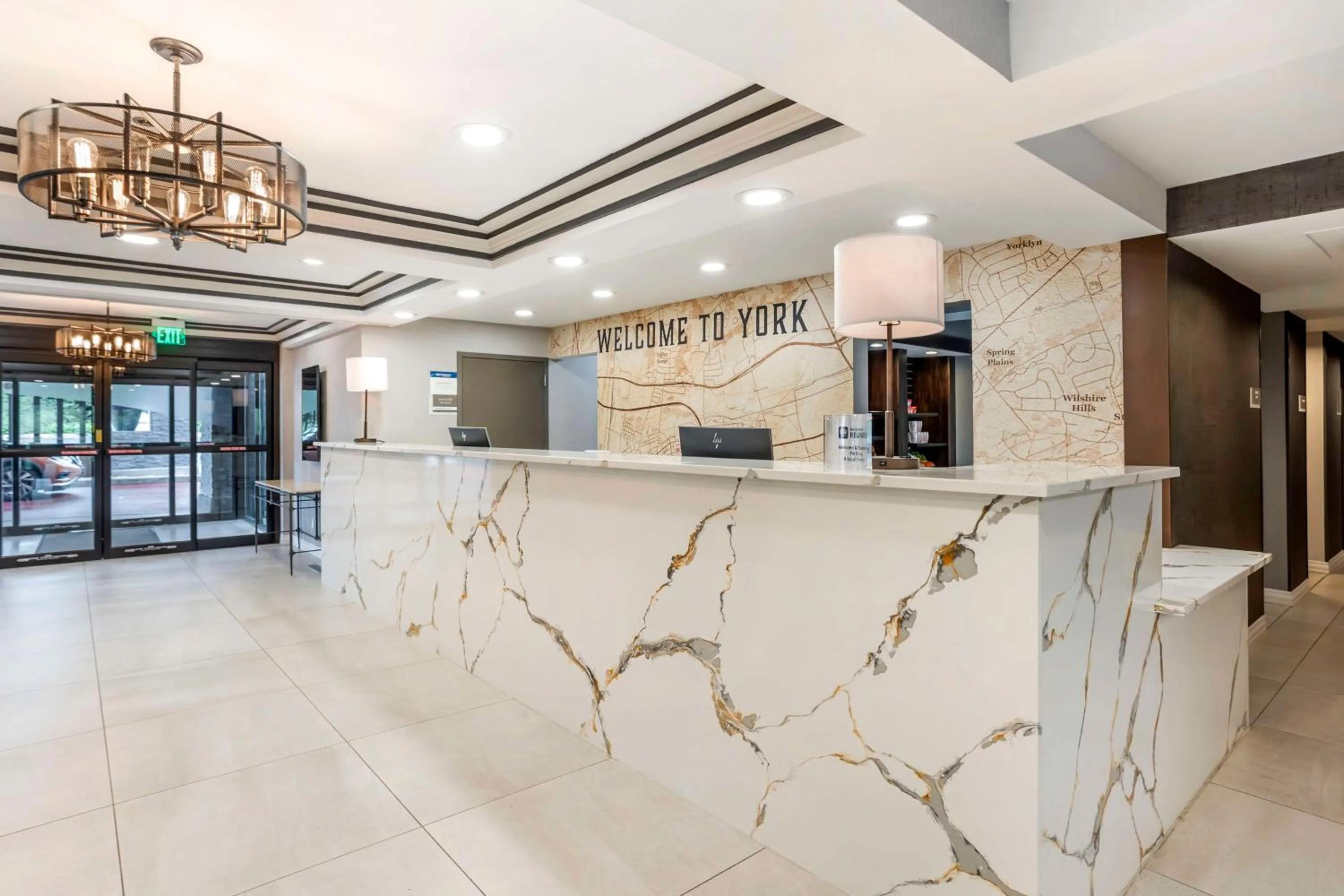 Lobby or reception in Holiday Inn Express York, an IHG Hotel