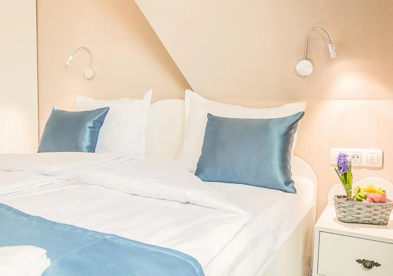 Bed in Family Hotel Belle Epoque Beach