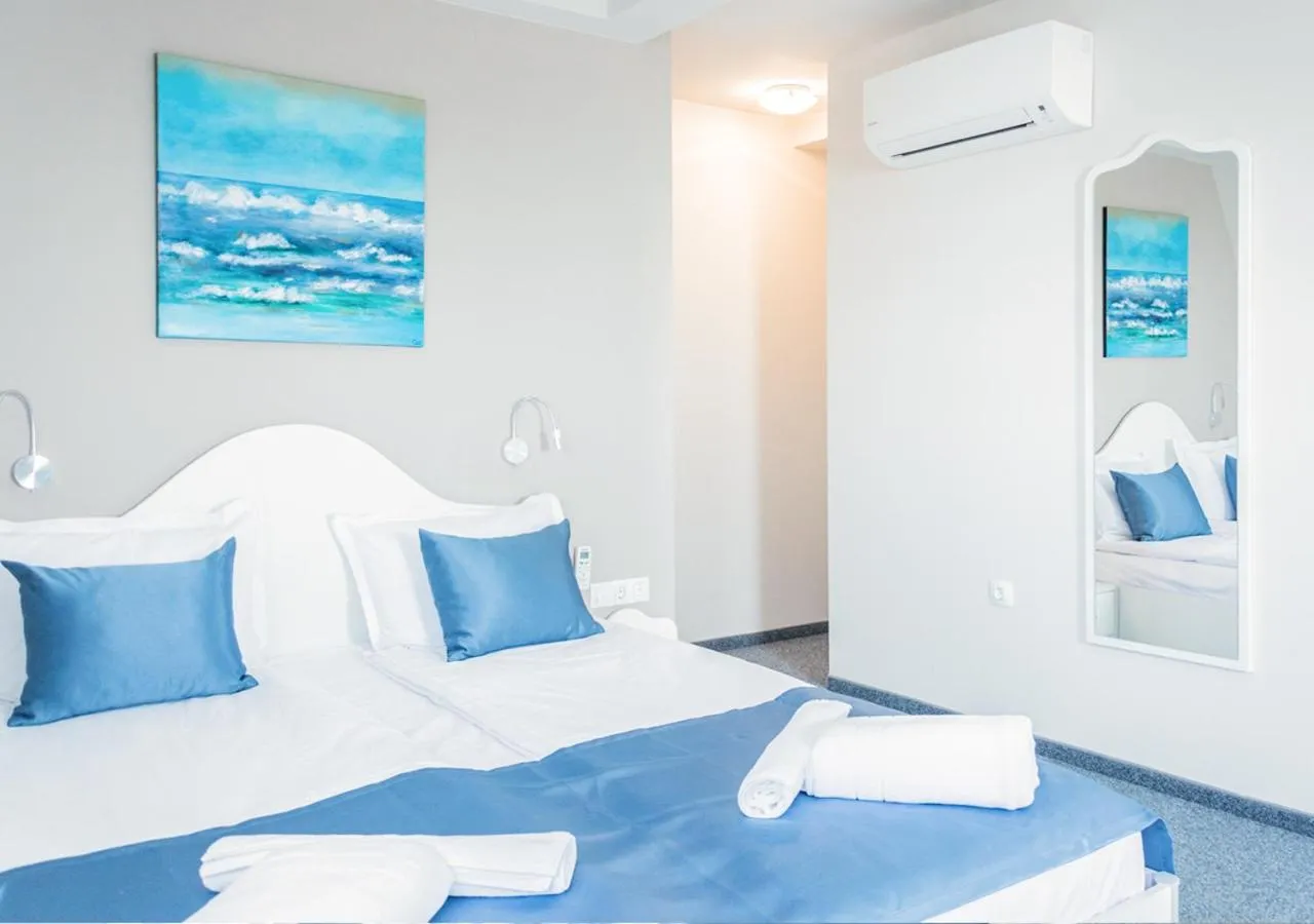 Bed in Family Hotel Belle Epoque Beach